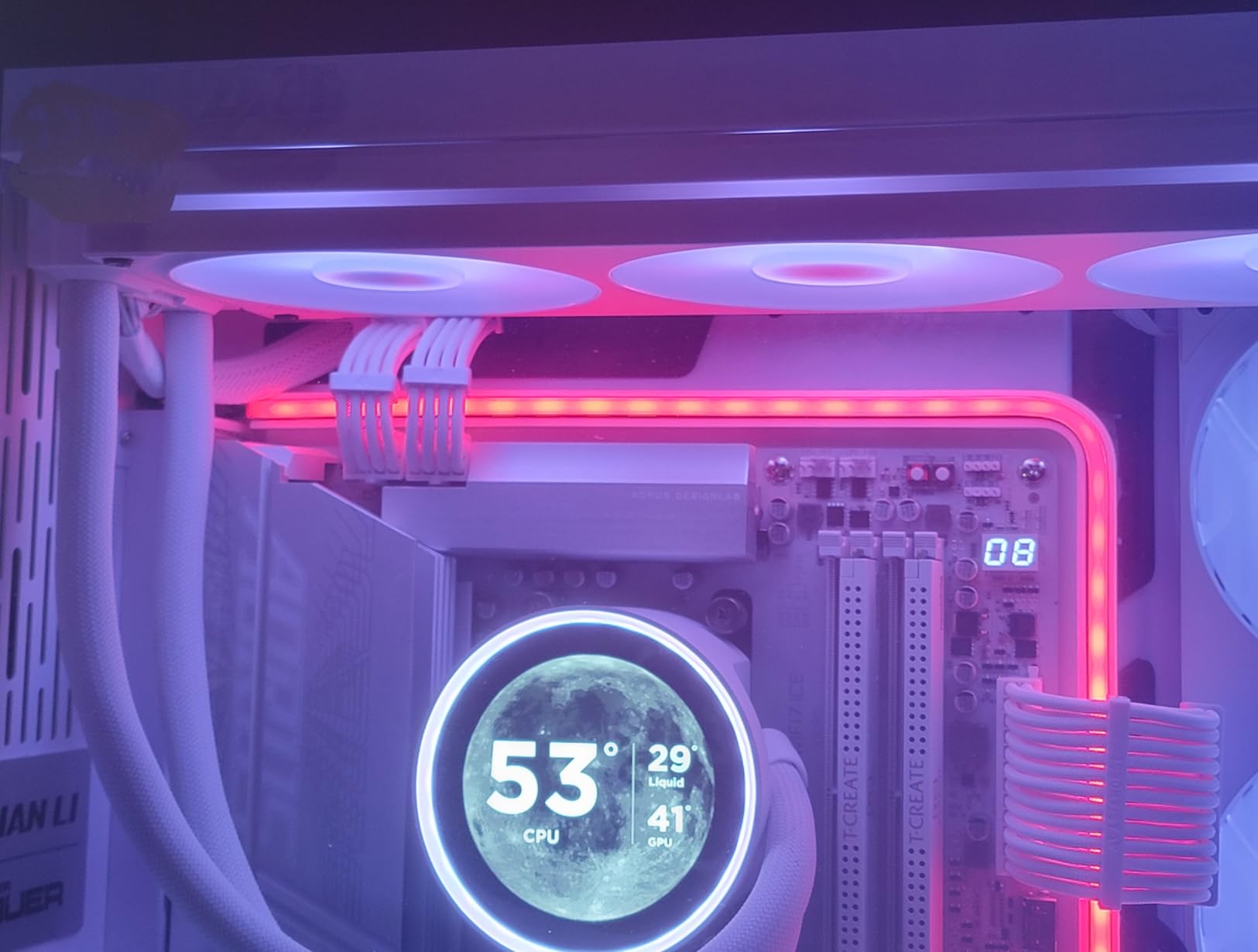 Asiahorse 16AWG Pro Power Supply Sleeved Cable for Power Supply Extension Cable Wire Kit 1x24-PIN/ 2x8-PORT (4+4) M/B,3x8-PORT (6+2) PCI-E 30cm Length with Combs(Dual EPS Black) customer photo 2