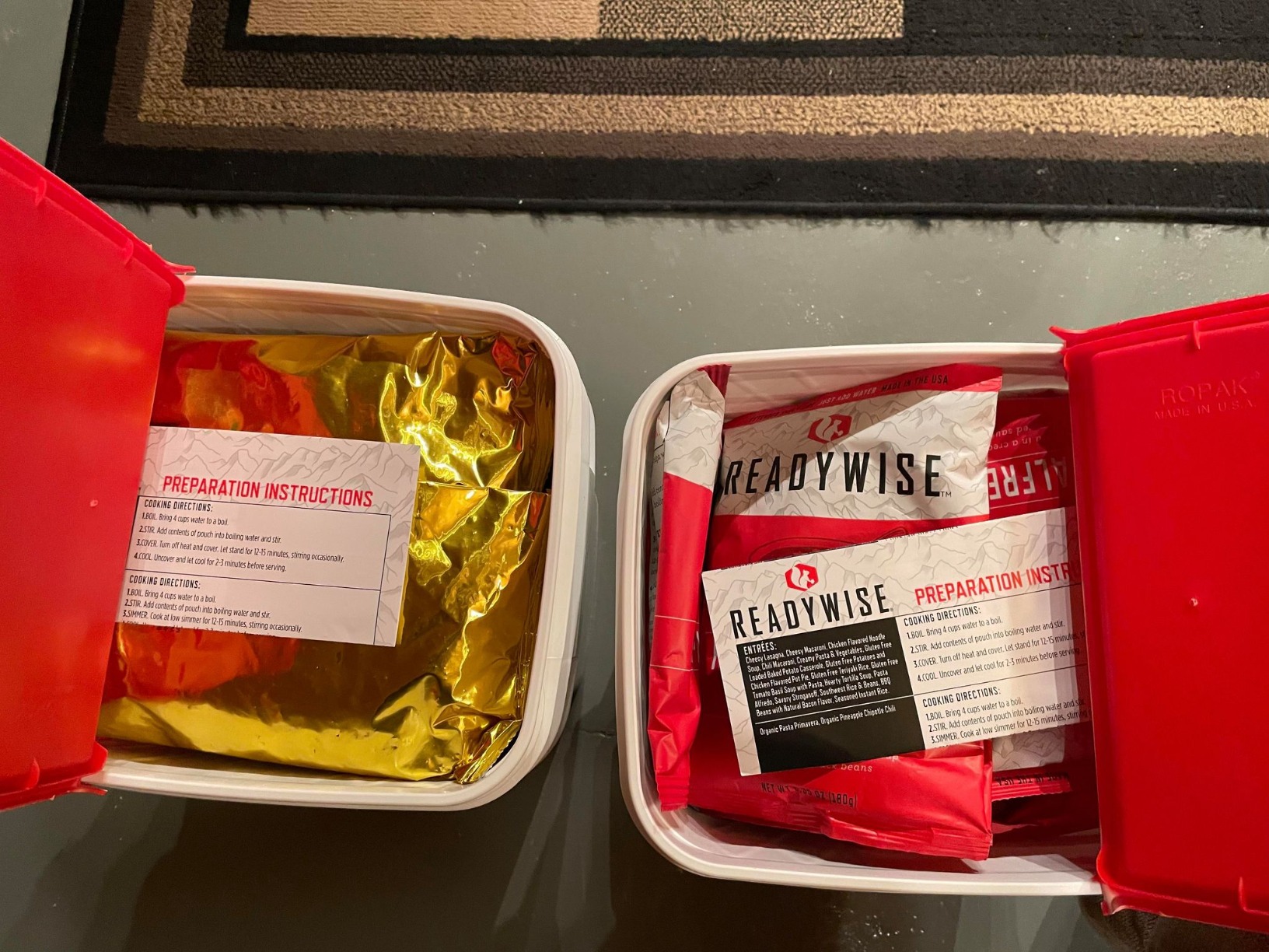 ReadyWise 30 Day Emergency Food Supply - 296 Servings, 2 Buckets, Freeze Dried Protein Meals, Survival Food Storage, Ready to Eat, up to 25 Year Shelf Life customer photo 2