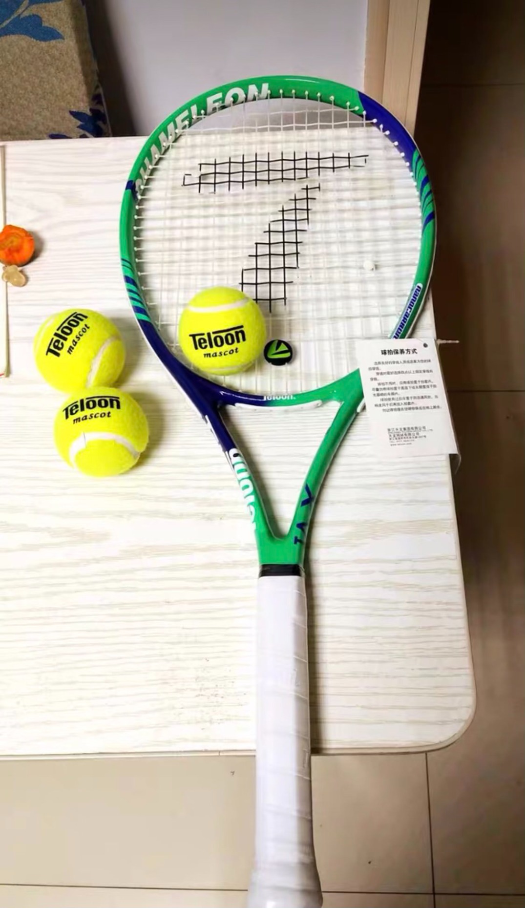 Teloon Sensus Series | Triple Shock Absorption | Adult Tennis Racquet, Women Tennis Racket Includes Bag Cover, Shock Absorber, Tennis Grip customer photo 1