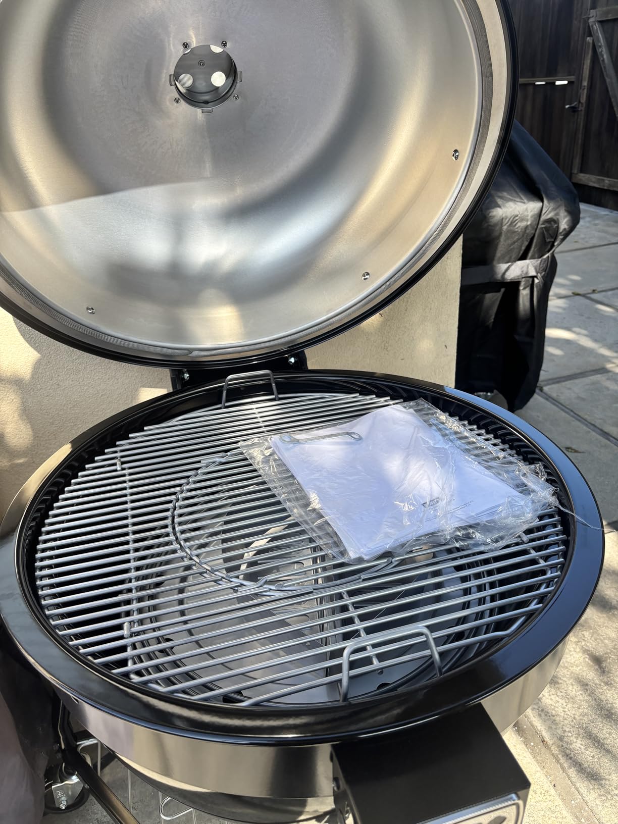 Weber Summit Kamado E6 Charcoal Grill, Black - Dual-Walled Insulated Steel Kamado with 24