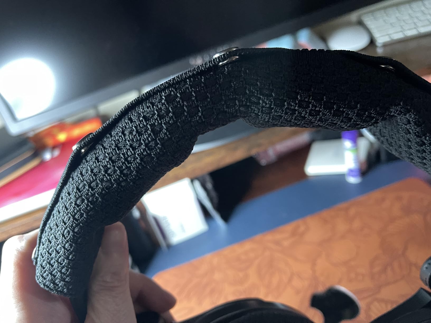 GEVO Replacement Headphone Headband Cover for AKGs, Senheiser, Sony,ATH,Audio-Technica,Shure,Panasonice Headsets,Headband Cushion Easy Installation No Tool Needed(Black) customer photo 2