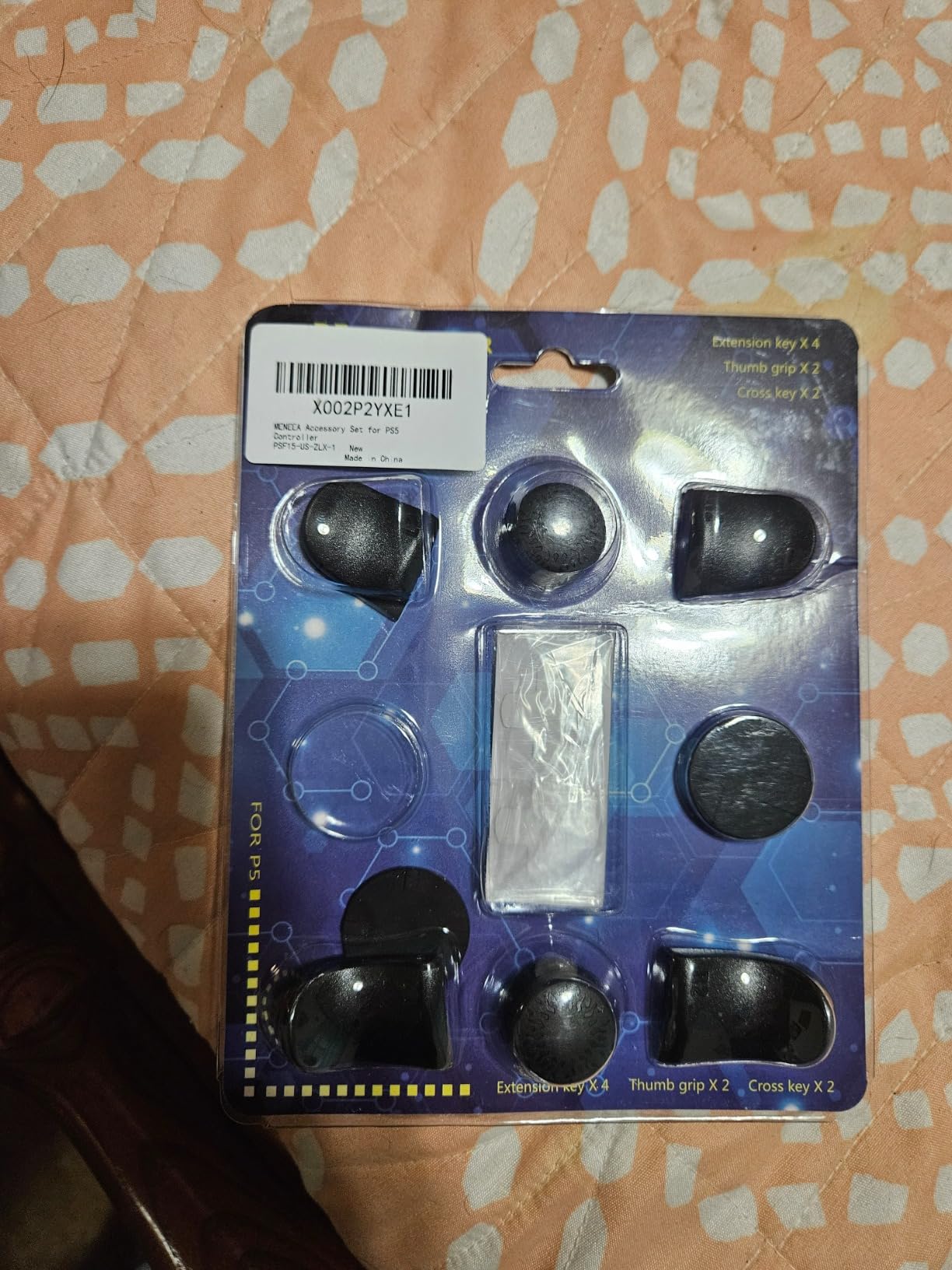 Accessories Kit Bundle for PS5 Compatible with Controller, MENEEA Thumb Grips Sticks Joystick + L2 R2 Trigger Extender+D-pad Button for Playstation 5 Controller, Anti-Slip Replacement Parts customer photo 2