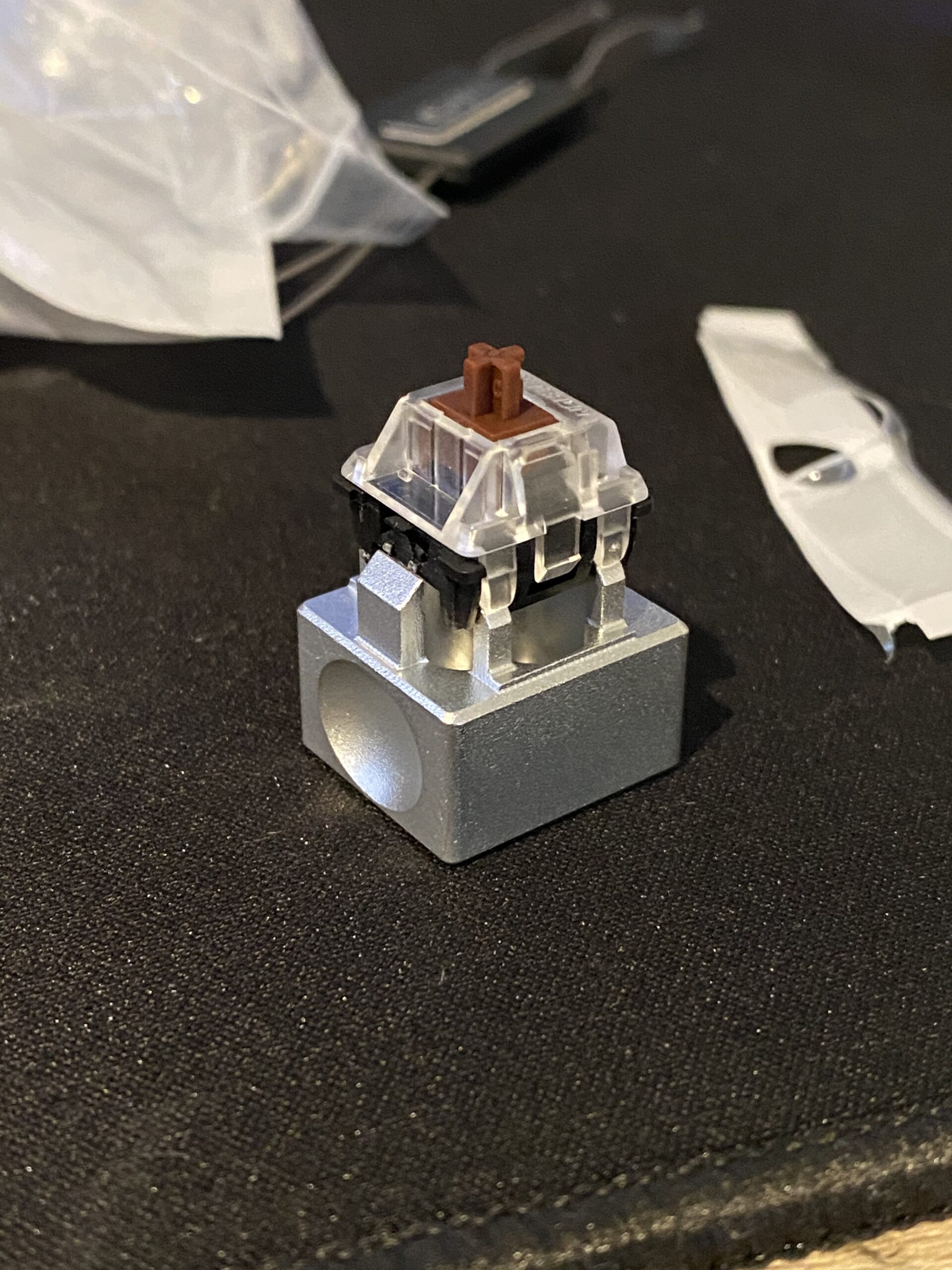 Aluminum Alloy Switch Opener with Keycap Puller for Cherry MX Switches - Black customer photo 2