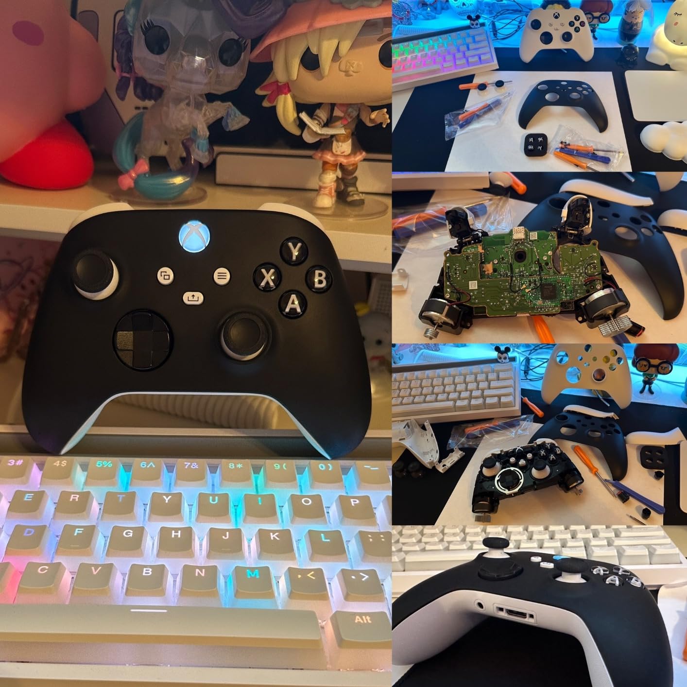 eXtremeRate Orange Replacement Shell for Xbox Series X & S Controller - Personalized Upgrade - Soft Touch Grip Custom Cover Gaming Case Faceplate for Xbox Core Controller customer photo 1