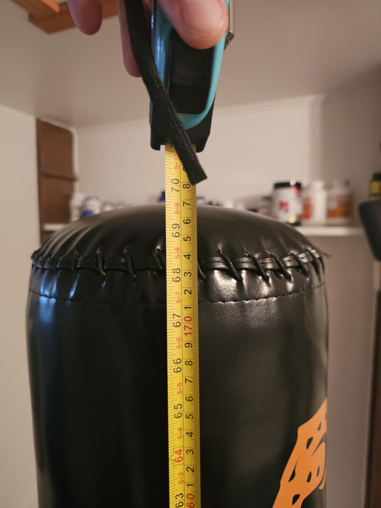 FITVEN 70'' Freestanding Punching Bag with Boxing Gloves, Heavy Boxing Bag with Suction Cup Base, Stand Kickboxing Bag for Adult-Teens Family Home Gym Training Equipment customer photo 1