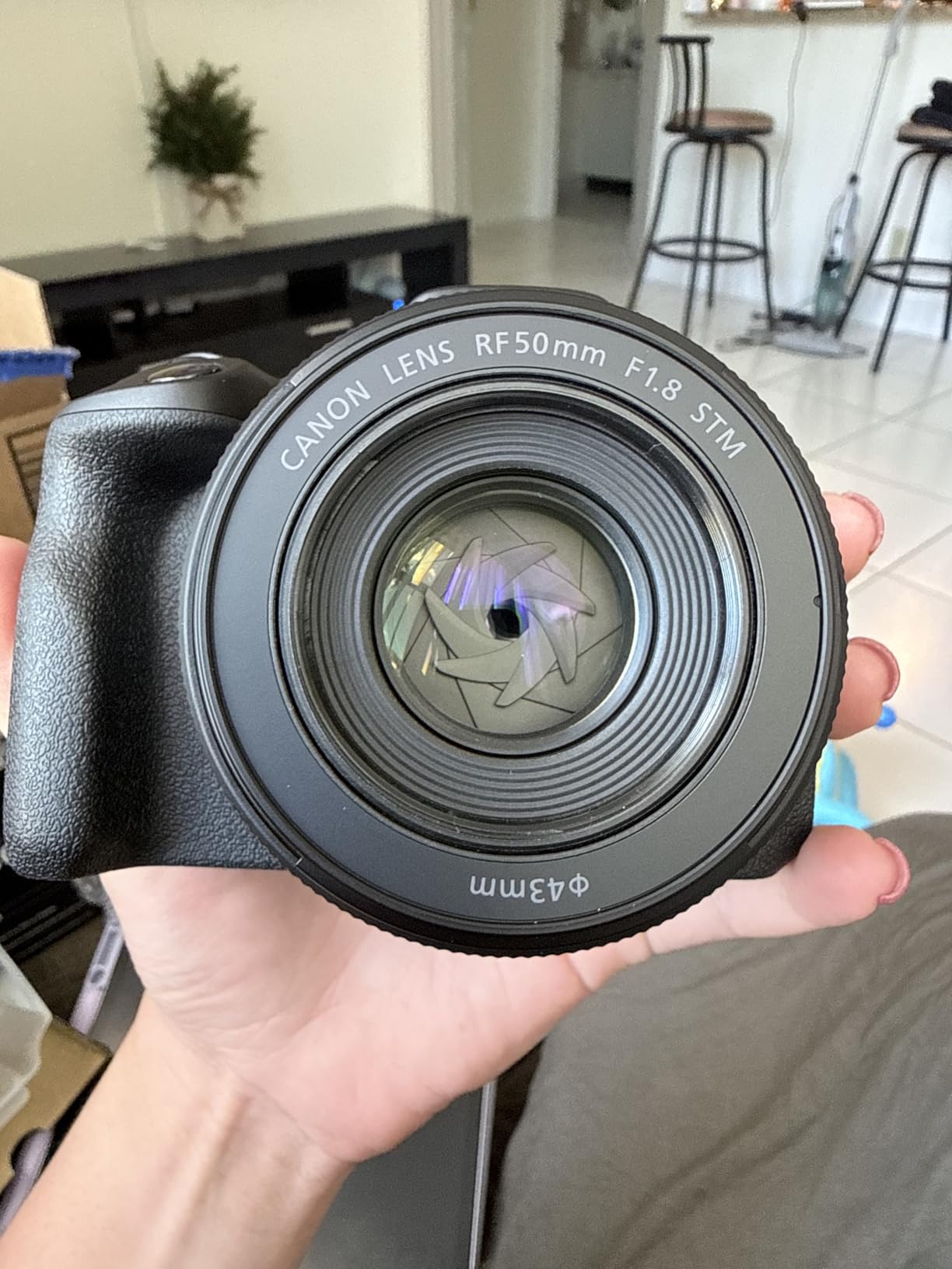 Canon RF50mm F1.8 STM Lens, Fixed Focal Length Prime Lens, Compatible with EOS R Series Mirrorless Cameras customer photo 2