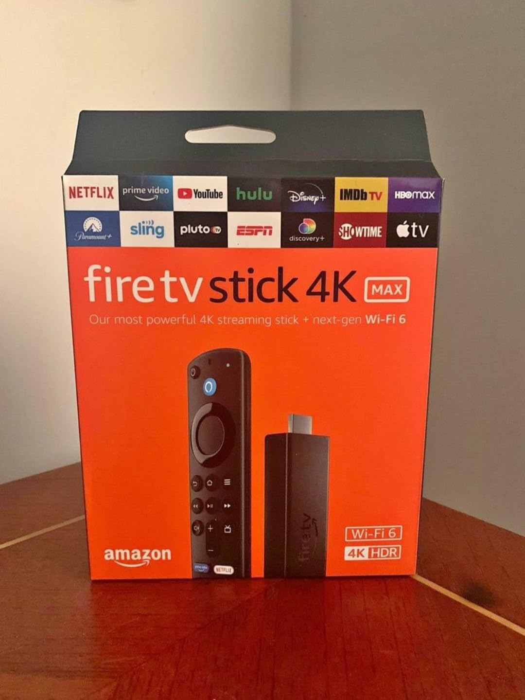 Fire TV Stick 4K Max streaming device, Wi-Fi 6, Alexa Voice Remote (includes TV controls) customer photo 1