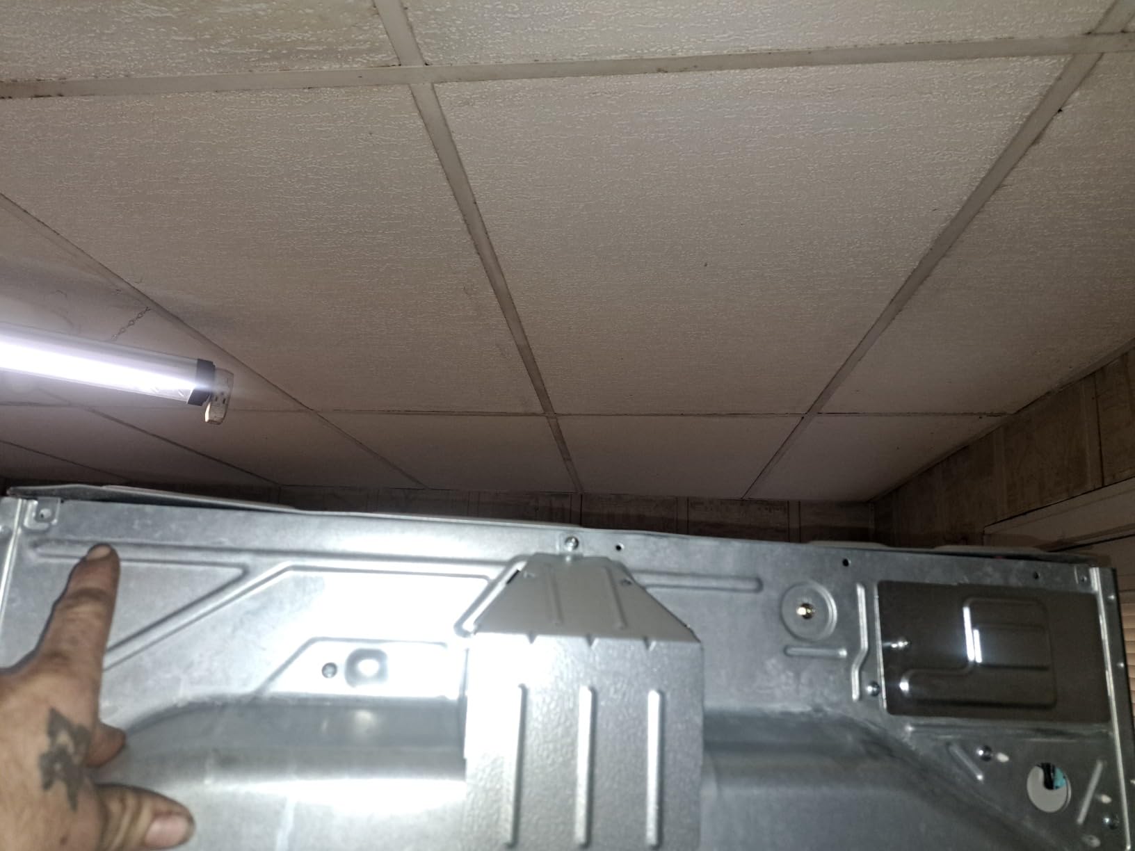 LG WashTower Stacked Smart Laundry Center 4.5 Cu.Ft. Front Load Washer & 7.4 Cu.Ft. Electric Dryer in Black Steel w/Steam WKEX200HBA customer photo 1