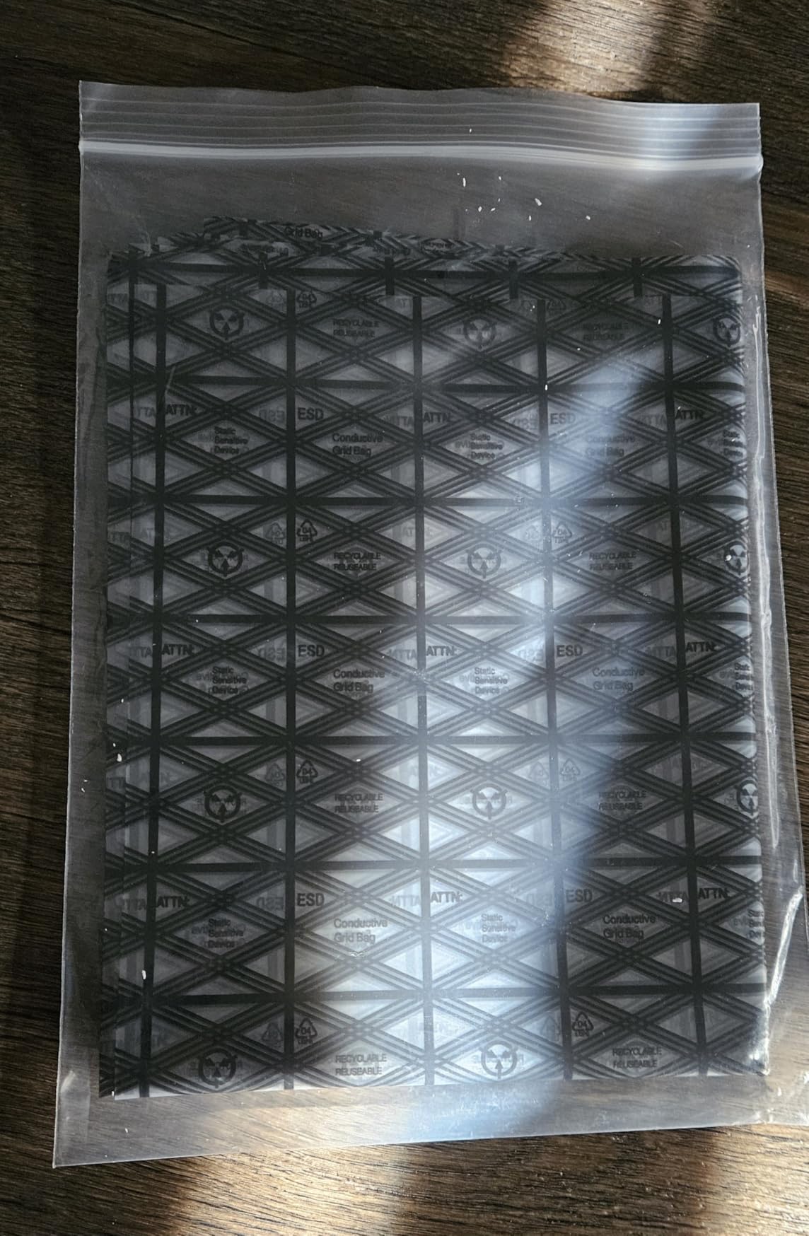 GLOTRENDS Anti Static Bags ESD Bags for Electronics Motherboard GPU Video Card LCD Screen, 5pcs 12x16in/30x40cm, Open Top Design, Non-Toxic PET Materials customer photo 1