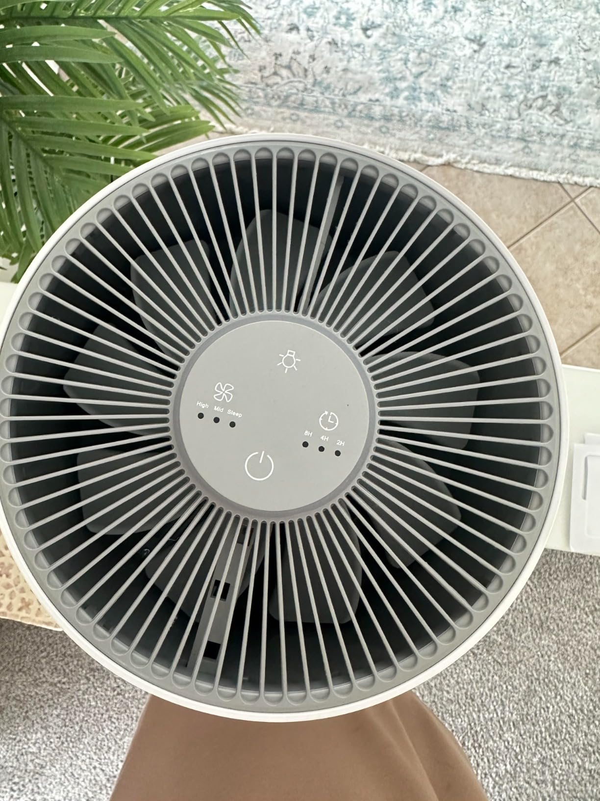 Afloia Air Purifiers for Home Bedroom Large Room Up to 1076 Ft², 3-Stage Filter Cleaner Odor Eliminator, Remove Pets Dust Dander Hair Allergy Mold Pollen Smoke Smell, Quiet 22 dB, 7 Colors Night Light customer photo 1