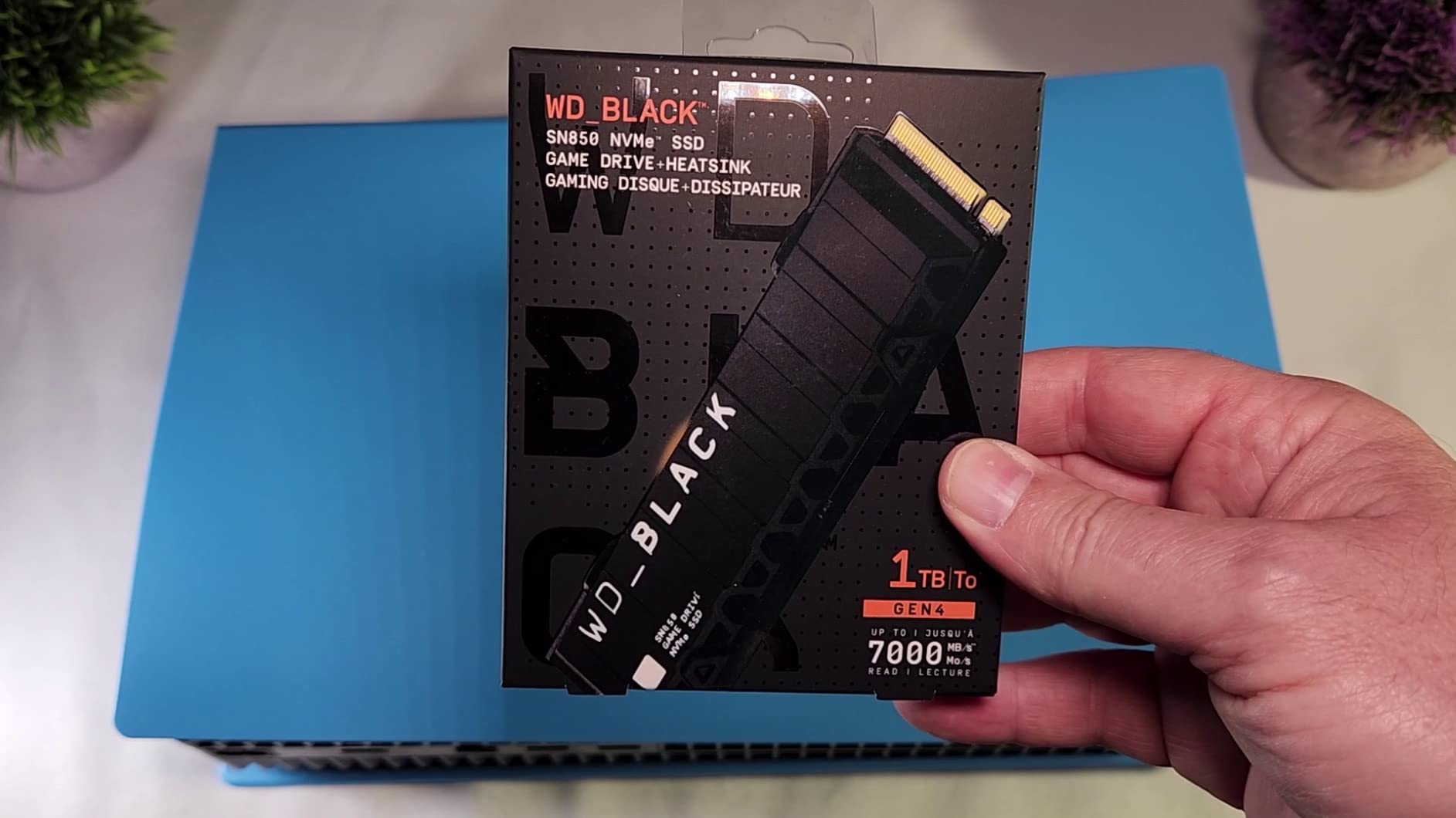 WD_BLACK 1TB SN850 NVMe Internal Gaming SSD Solid State Drive with Heatsink - Works with PlayStation 5, Gen4 PCIe, M.2 2280, Up to 7,000 MB/s - WDS100T1XHE customer photo 1