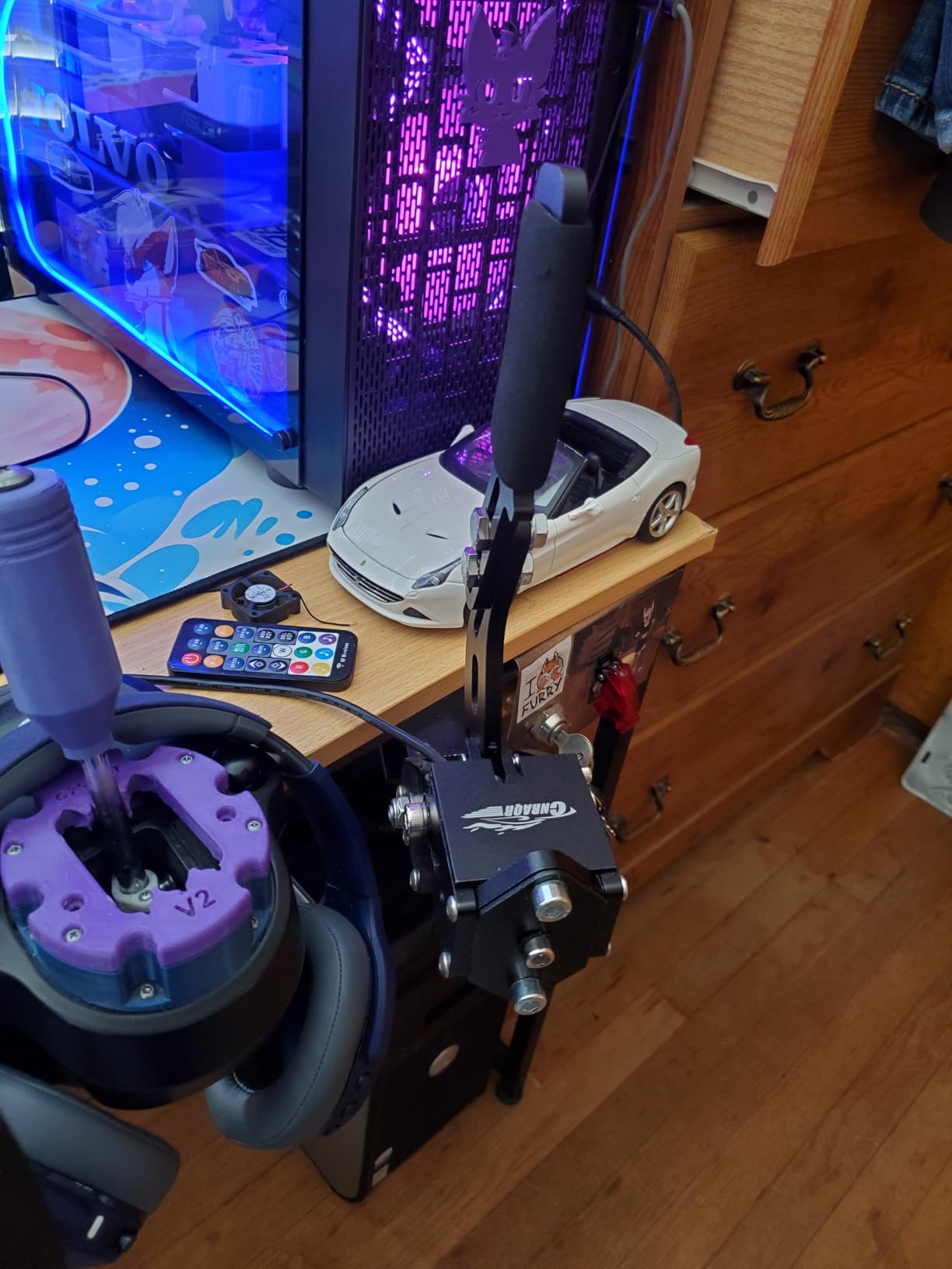 CNRAQR PC Racing Game USB Handbrake 16Bit SIM - Budget Option No Mount customer photo 1