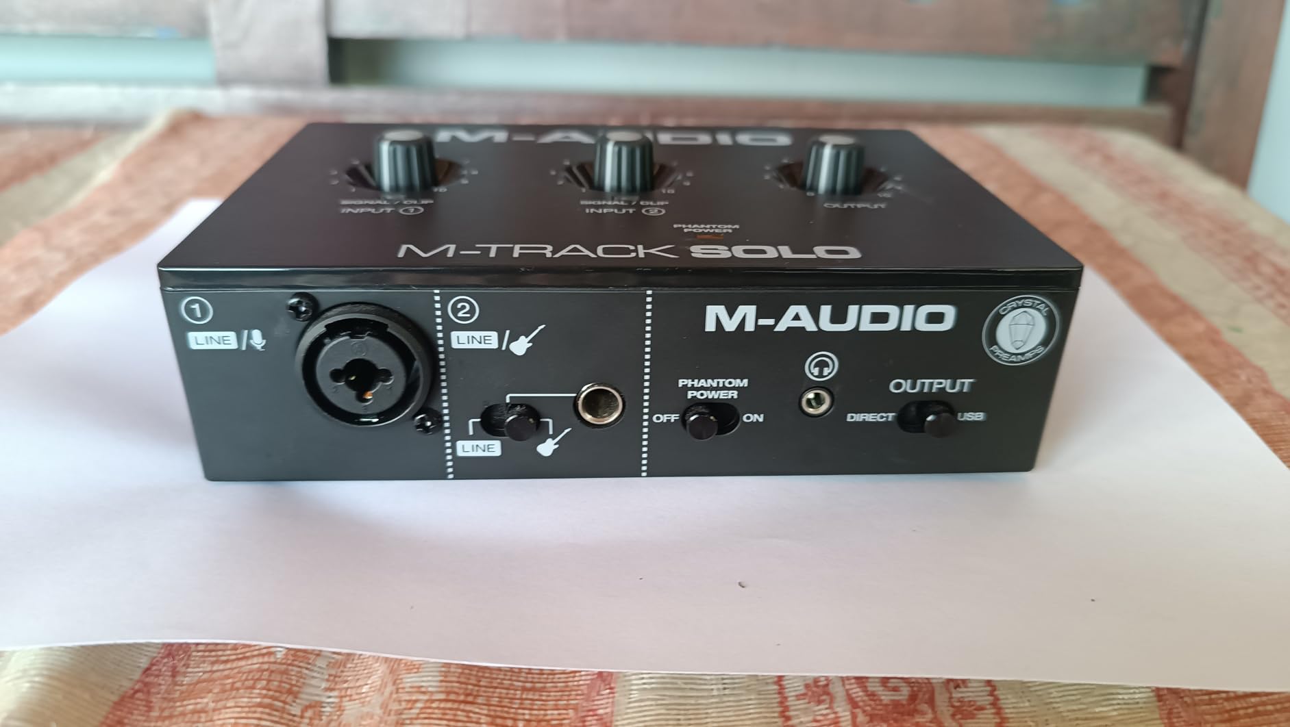 M-AUDIO M-Track Solo USB Audio Interface for Recording, Streaming and Podcasting customer photo 2