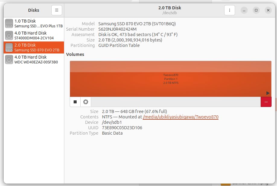 SAMSUNG 870 EVO 4TB 2.5 Inch SATA III Internal SSD - MZ-77E4T0B/AM customer photo 2
