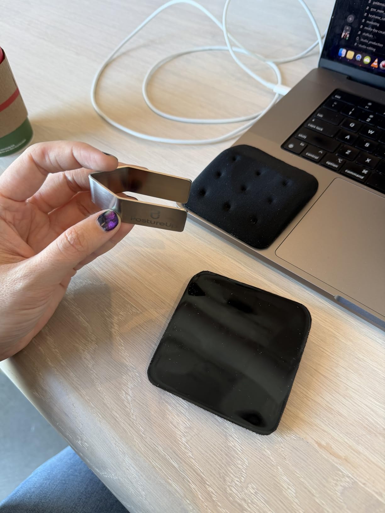 WavePads by PostureUp - Original Two Pack Adjustable Wrist Rests for Laptop and Keyboard Ergonomic Memory Foam Laptop Wrist Pads for Wrist Pain & Carpal Tunnel Relief, Memory Foam Wrist Support Pad customer photo 2