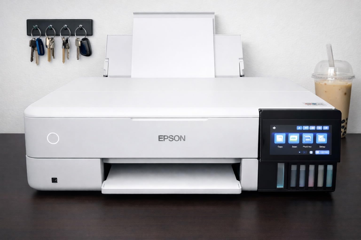 Epson EcoTank Photo ET-8550 Wireless Wide-format Color All-in-One Supertank Printer with Scanner Copier, Ethernet and 4.3-inch Colorfull Touchscreen customer photo 1