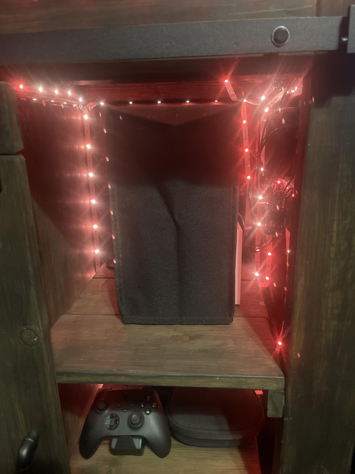 PlayVital Black Nylon Dust Cover for Xbox Series X Console, Soft Neat Lining Dust Guard, Anti Scratch Waterproof Cover Sleeve for Xbox Series X Console customer photo 1