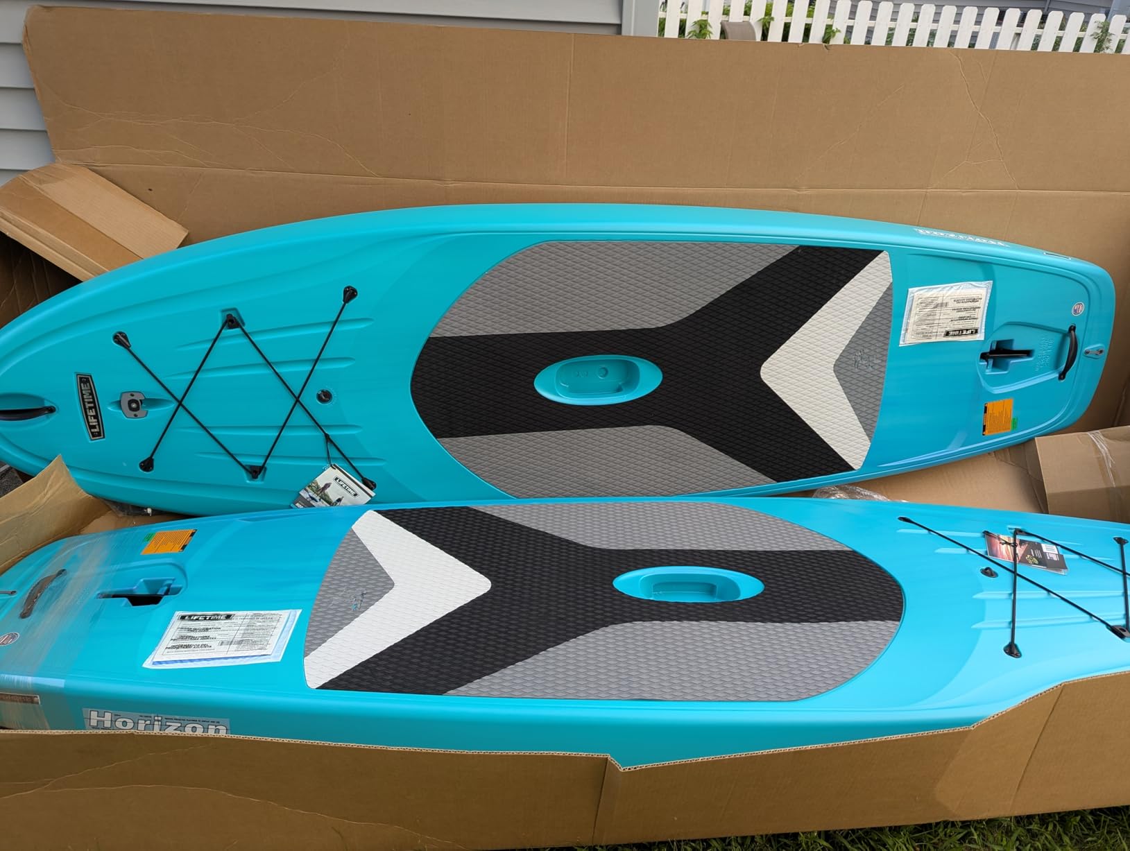 LIFETIME 91014 Horizon 100 Stand-Up Paddleboard, 2 Pack, Paddles Included, 10 feet customer photo 1