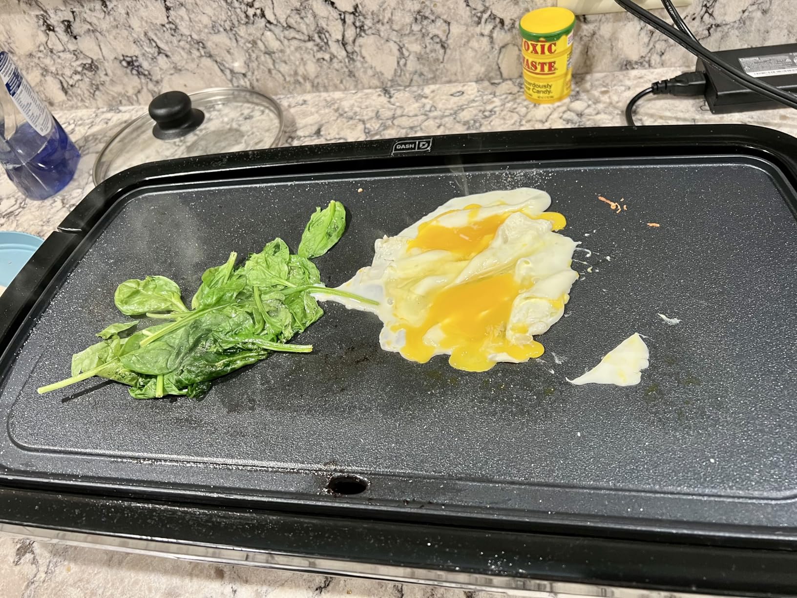 Dash Everyday Electric Griddle - Indoor Griddle for Versatile Cooking - Features Quick-Heating, Anti-Slip Feet, and Removable, Nonstick Plate - Aqua customer photo 2