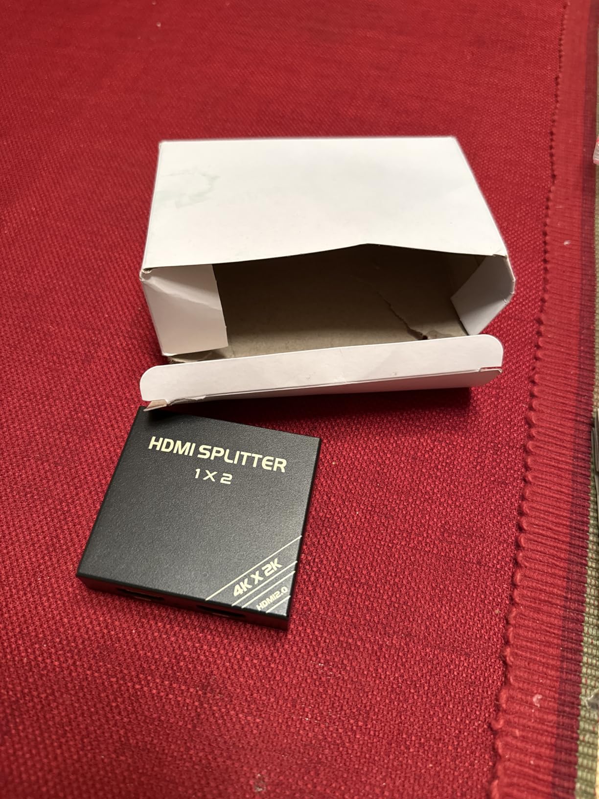 HDMI Splitter 1 in 2 Out 60Hz - HDCP Bypass 2.3, HDR, Dolby/DTS 5.1/7.1 - Compatible with Firestick 4k Max, PS3/PS5 & Elgato HD60s/x/Pro, Apple TV 4K, Retrotink, Roku Stick, NOT for Phone customer photo 2