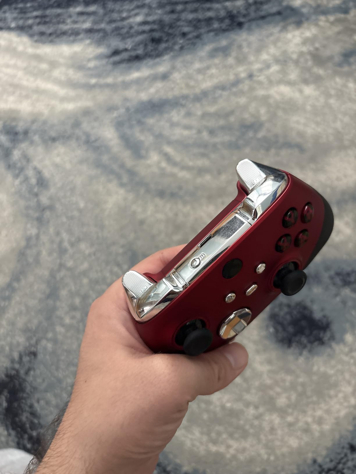 eXtremeRate Replacement Buttons for Xbox Core Wireless Controller, Chrome Pink Glossy Custom LB RB LT RT Bumpers Trigers Dpad ABXY Start Back Sync Share Keys Parts for Xbox Series X & S Controller customer photo 2