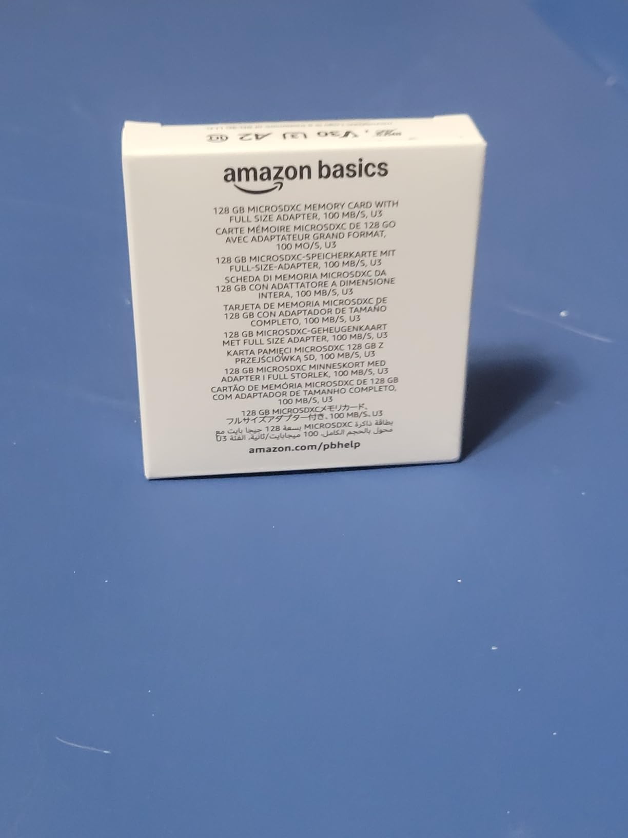 Amazon Basics microSDXC Memory Card with Full Size Adapter, A2, U3, Read Speed up to 100 MB/s, 256GB, Black customer photo 1