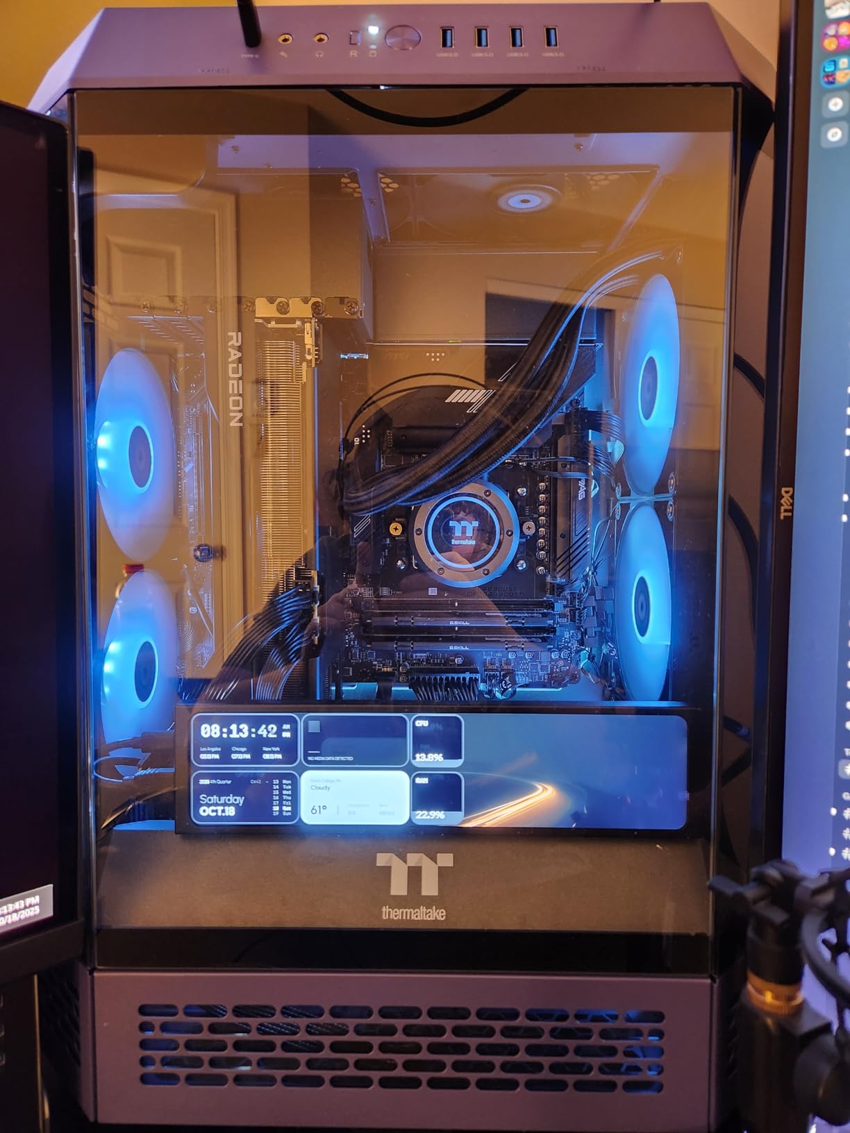 Formulamod ATX Motherboard RGB Backplate Light-Emitting Back-Plane 5V 3 Pin ARGB Desktop Decor Lamp Strip Back Light Pad customer photo 1