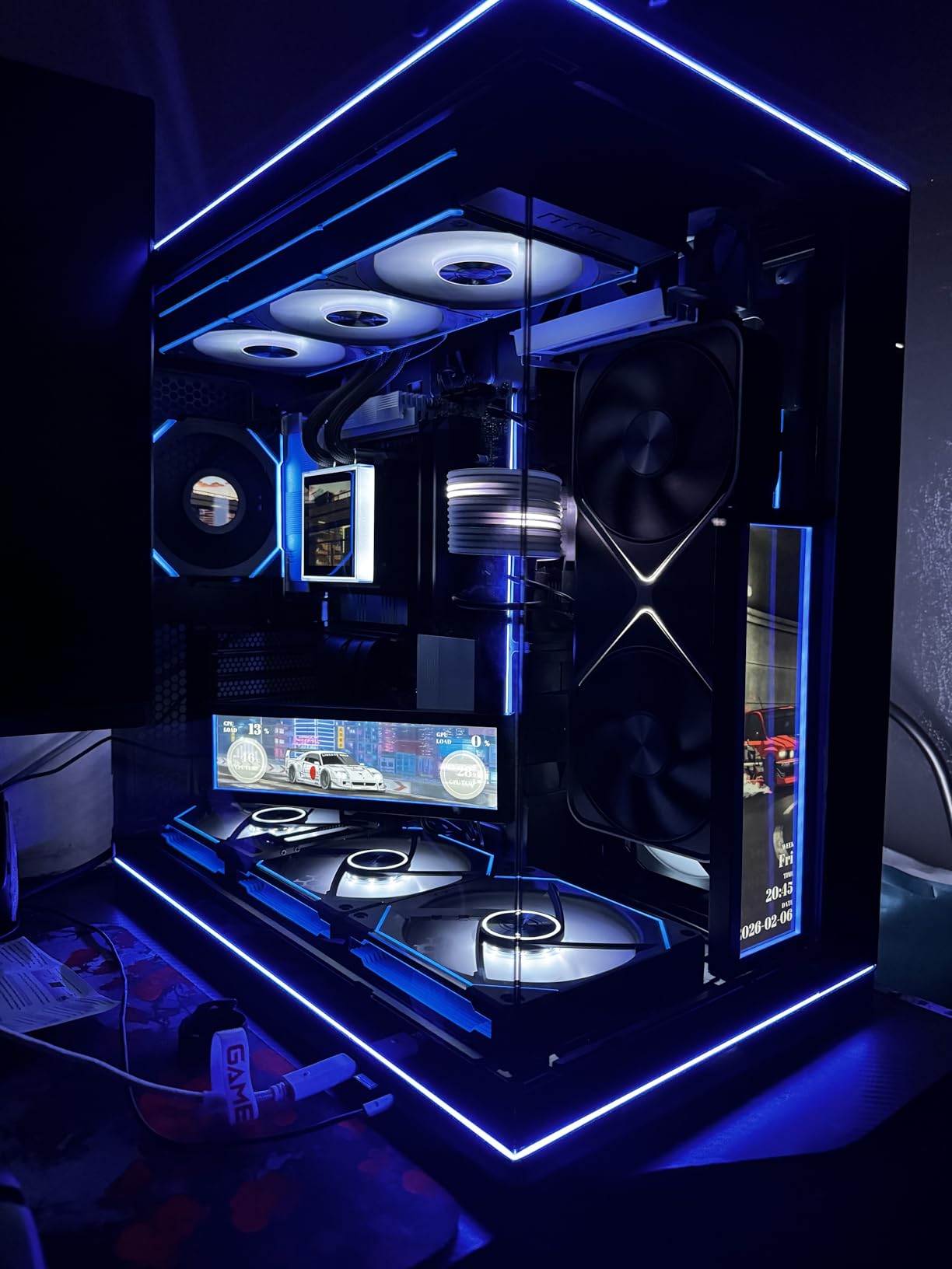 Formulamod ATX Motherboard RGB Backplate Light-Emitting Back-Plane 5V 3 Pin ARGB Desktop Decor Lamp Strip Back Light Pad customer photo 2