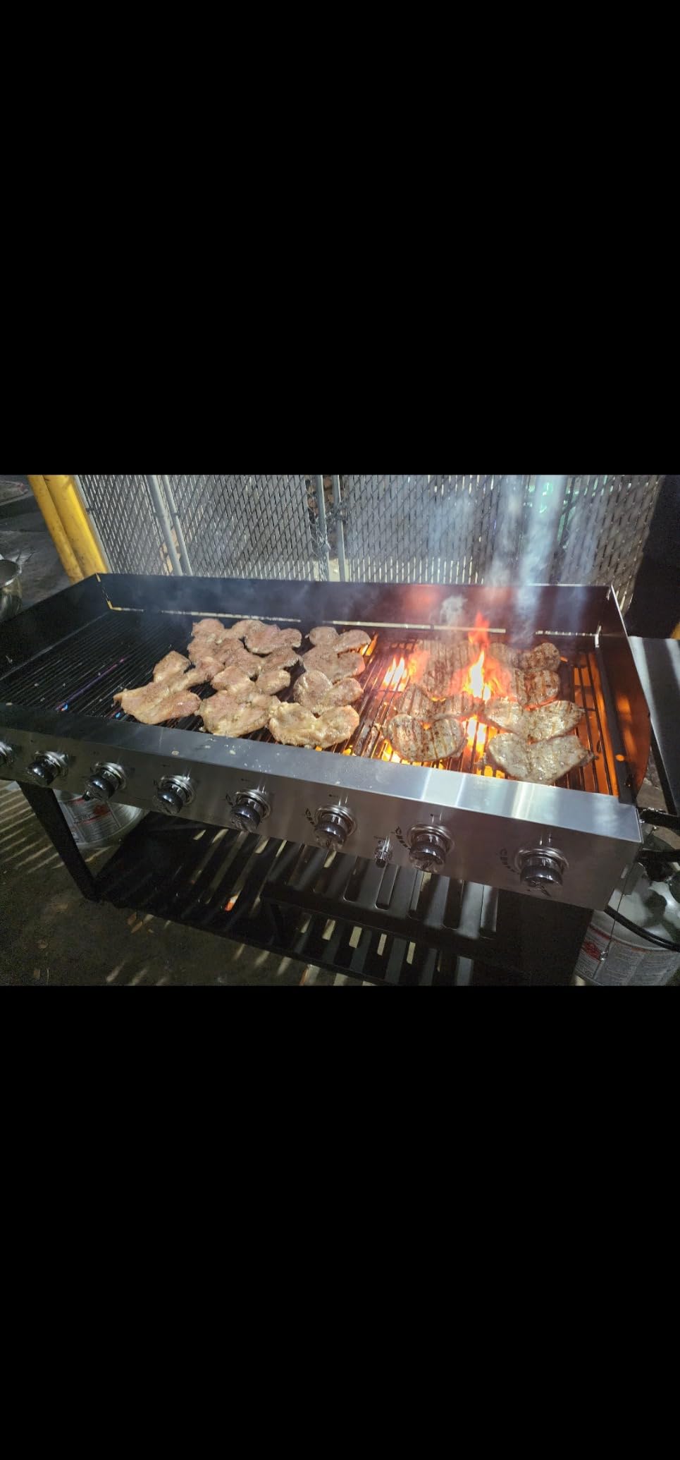 Royal Gourmet 8-Burner Gas Grill, 104,000 BTU Liquid Propane Grill, Independently Controlled Dual Systems, Outdoor Party or Backyard BBQ, Black customer photo 2