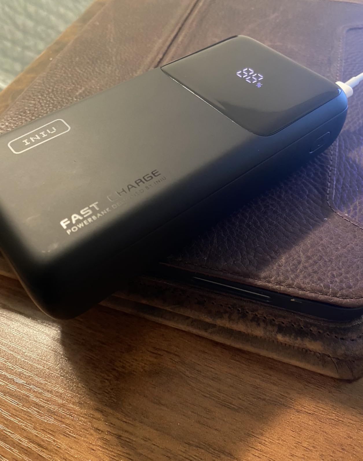 INIU Power Bank, 25000mAh 100W USB C Laptop Portable Charger, PD QC Fast Charging 3-Output Battery Pack, Travel Charger for Laptop MacBook iPad Tablet Steam Deck iPhone 17 16 15 14 Pro Samsung S25 etc customer photo 1