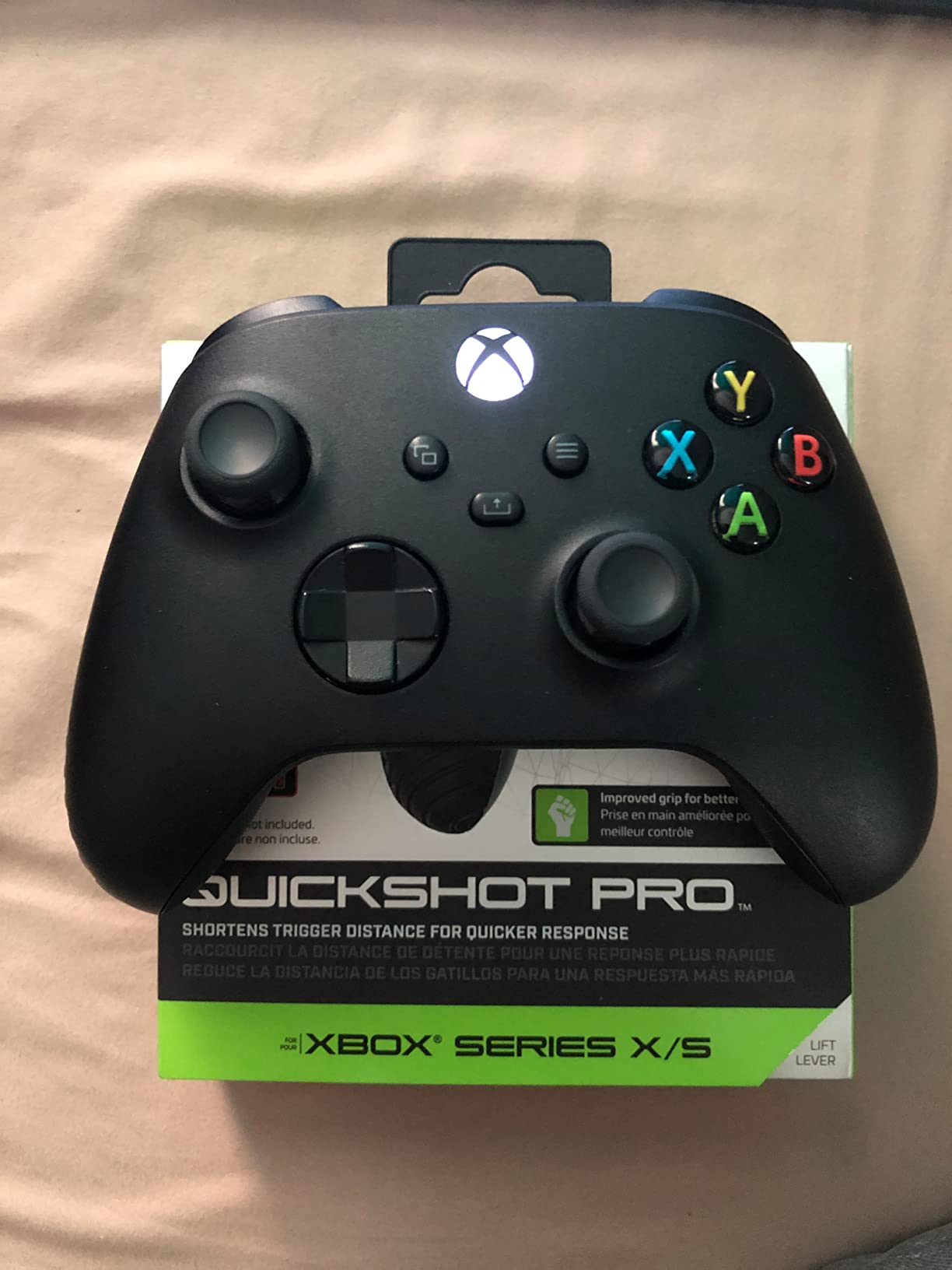 Bionik Quickshot Pro For Xbox Series X/S: Custom Grip and Dual Trigger locks for Faster Shots and Improved Gameplay customer photo 1