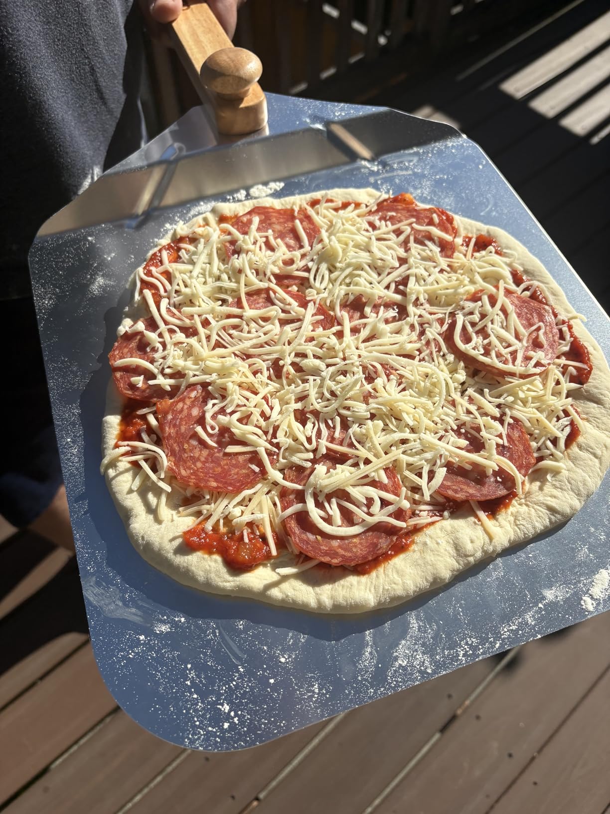 Cuisinart Grill Top Pizza Oven Kit, Portable Make Your Own Pie Set With Pizza Peel and Cordierite Stone, Baking Oven for Backyard Homemade Pizzas, Perfect Pie Accessory customer photo 1