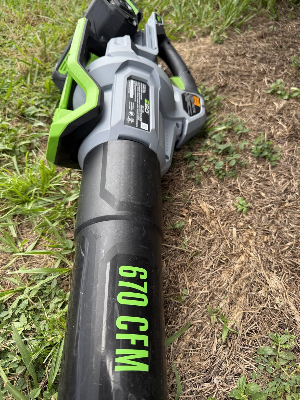 EGO POWER+ Leaf Blower, Cordless Electric 615 CFM, Includes 56V 2.5Ah Battery and Charger - LB6151 customer photo 1