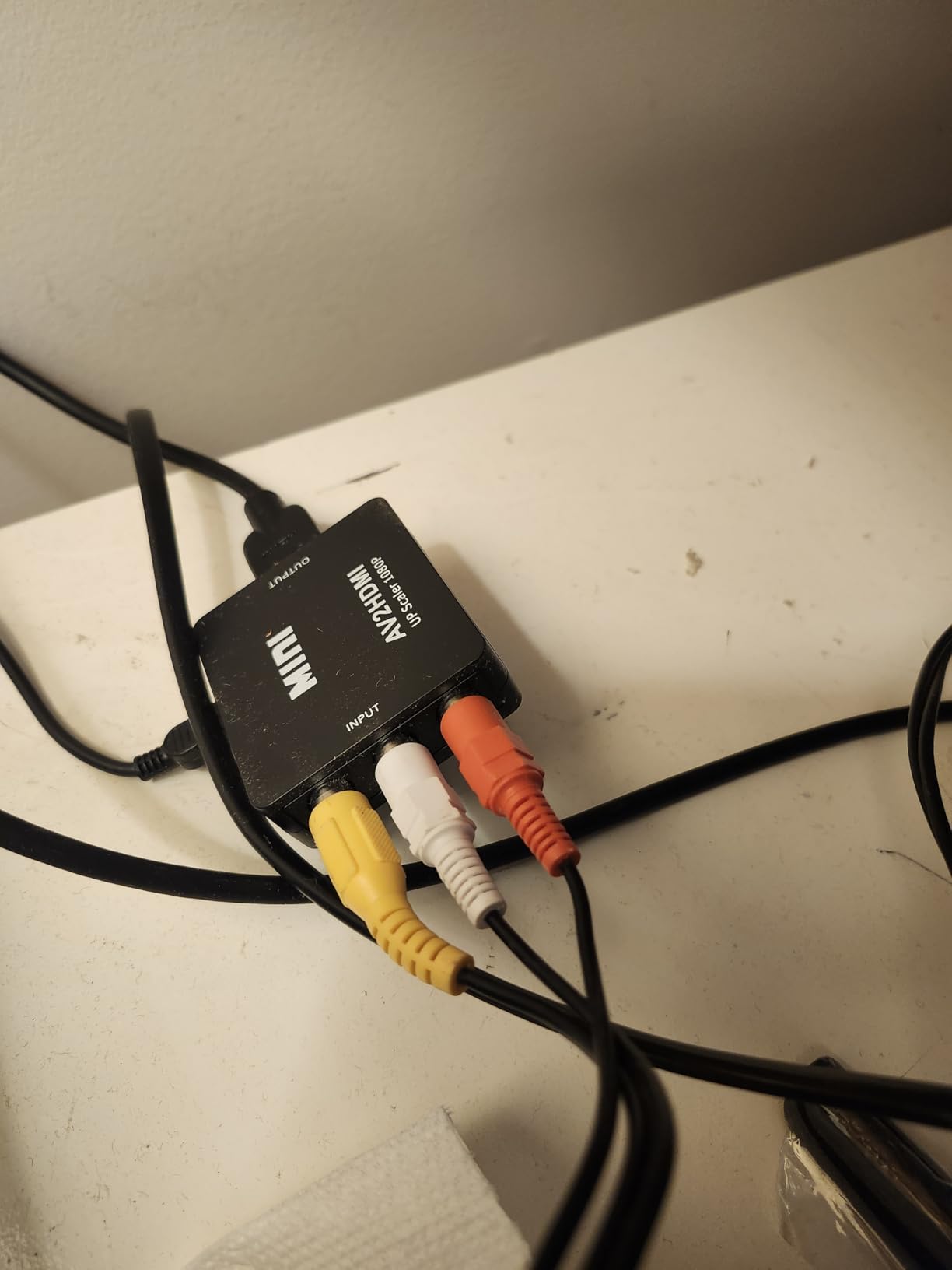 BD&M AV to HDMI Converter, RCA to HDMI Adapter, Composite CVBS Video Audio Support PAL/NTSC for TV/PC/ PS3/ STB/Xbox VHS/VCR/Blue-Ray DVD Players customer photo 1