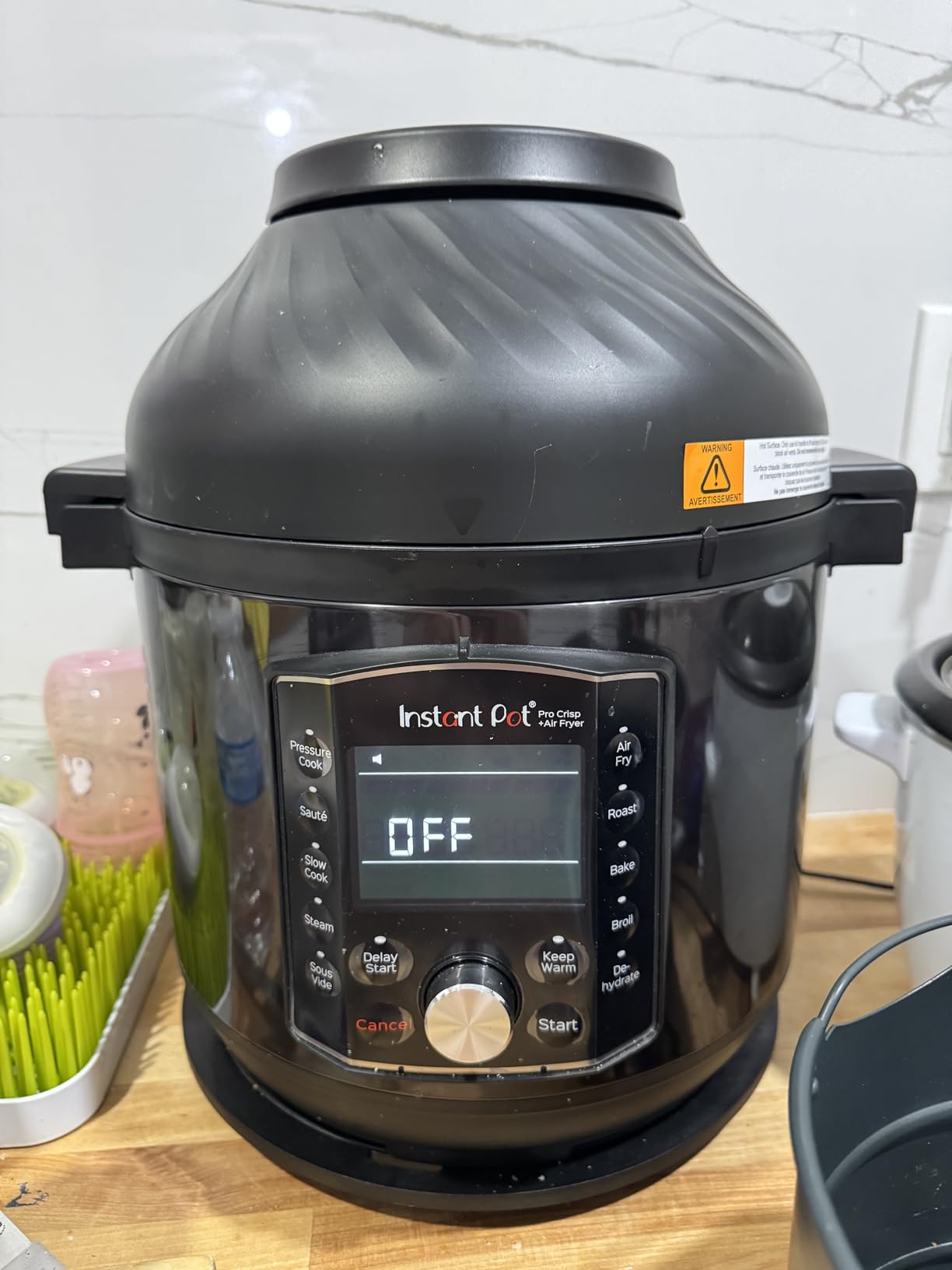 Duo Crisp 11-in-1 Air Fryer and Electric Pressure Cooker Combo with Multicooker Lids that Air Fries, Steams, Slow Cooks, Sautés, Dehydrates, & More, Free App With Over 800 Recipes, 6 Quart customer photo 1