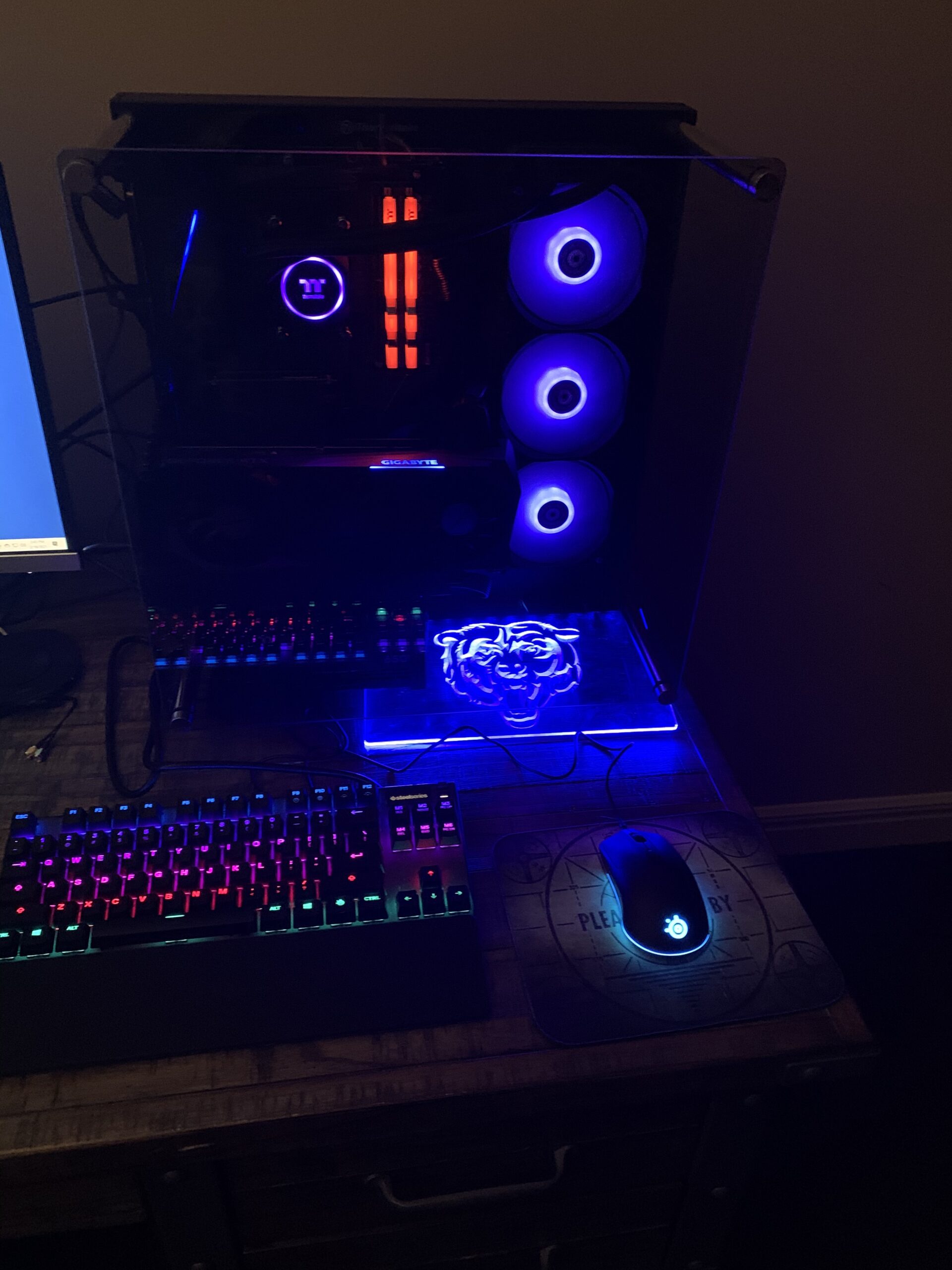Thermaltake Shadow 360i Liquid-Cooled PC (AMD Ryzen 5 3600, RTX 3060 Ti, 16GB RGB 3000Mhz DDR4 ToughRAM RGB Memory, 1TB NVMe M.2, WiFi, Win 10 Home) Gaming Desktop Computer P3BK-B450-S36-LCS customer photo 1