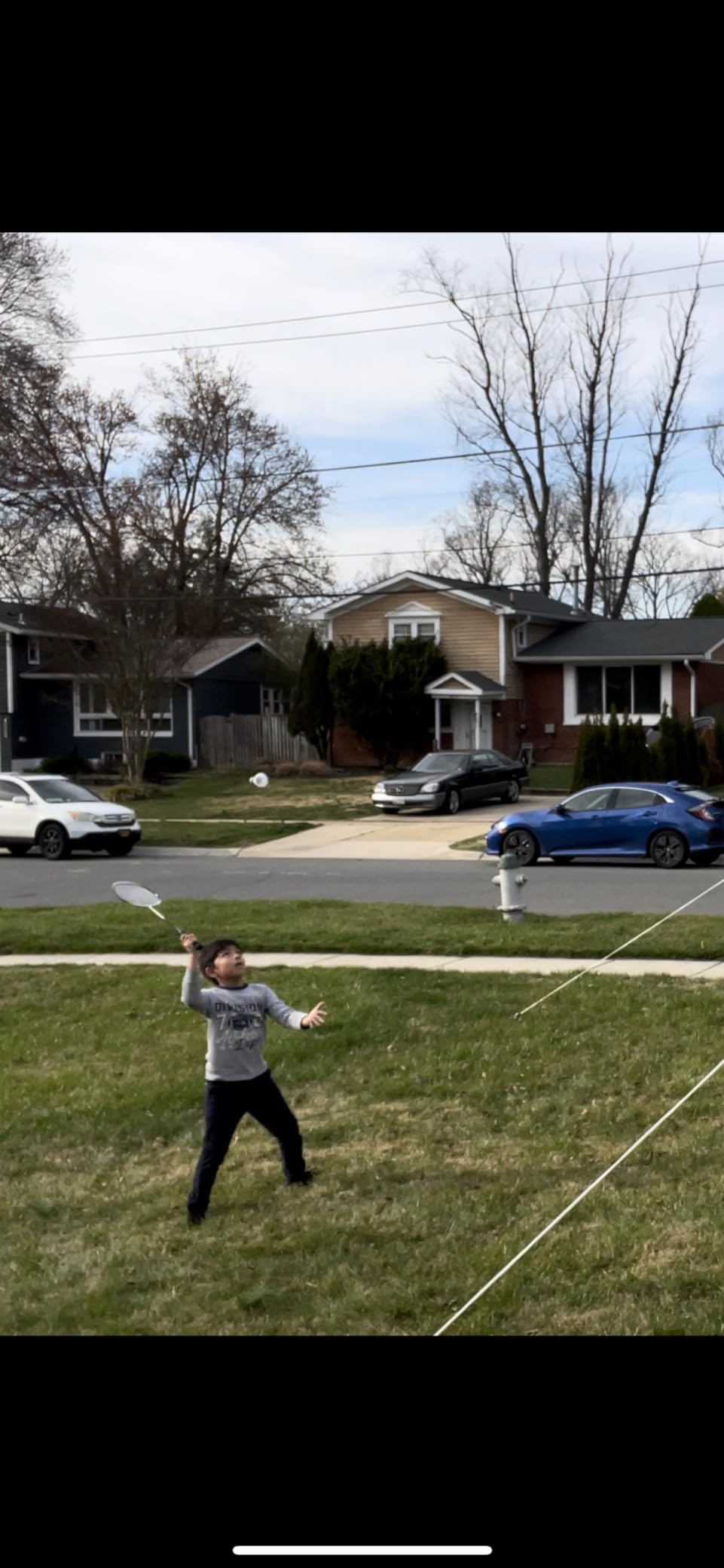 Badminton Set for Backyard, Outdoor Badminton Net with Anti-Sag Design, 4 Professional Badminton Rackets, 4 Shuttlecocks and Carry Bag for Lawn or Beach customer photo 1