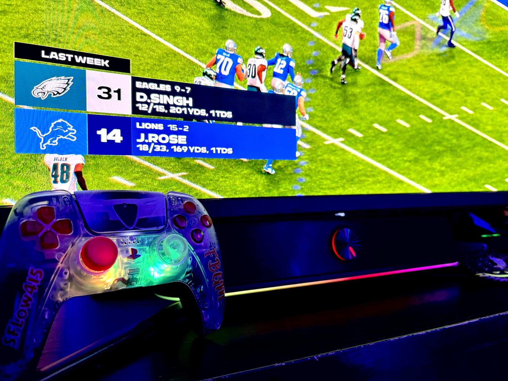 Redragon GS560 RGB Desktop Soundbar, 2.0 Channel Computer Speaker with Dynamic Lighting Bar Audio-Light Sync/Display, Touch-Control Backlit with Volume Knob, USB Powered w/ 3.5mm Cable, Black customer photo 1