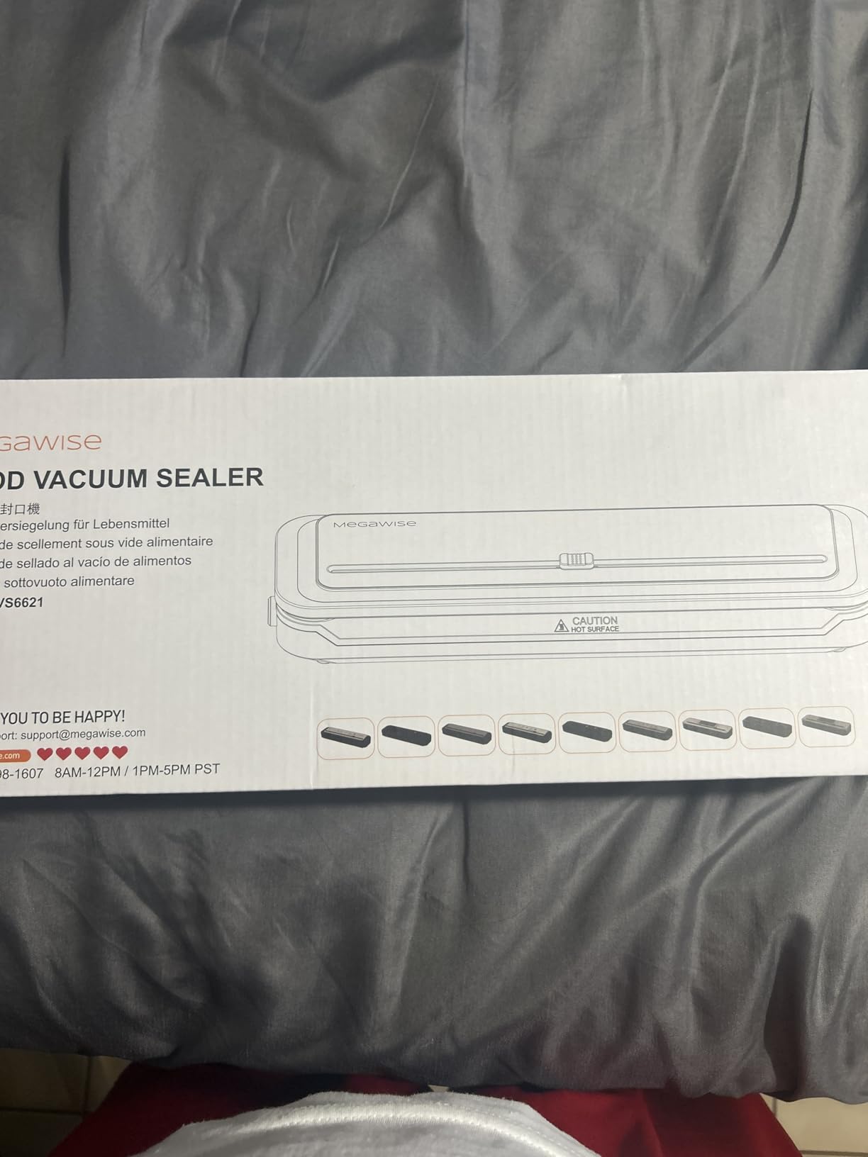 MEGAWISE 2025 Powerful Vacuum Sealer Machine | Compact Design | One-Touch Automatic | Seal in 10-20 Seconds | Dry, Moist, Wet, and Cold Modes | With 10 Vacuum Bags & Built-in Cutter (Grey) customer photo 2