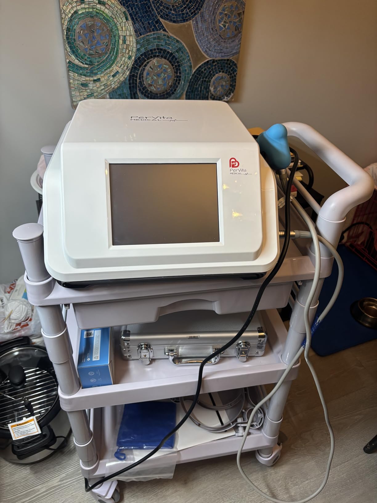 Extracorporeal Shock Wave Therapy ESWT Machine for Joint and Muscle Pain Relief, Muscle and Bone Tissue Regeneration, Painless, Non-Invasive, No Side Effects, PSP20 customer photo 1