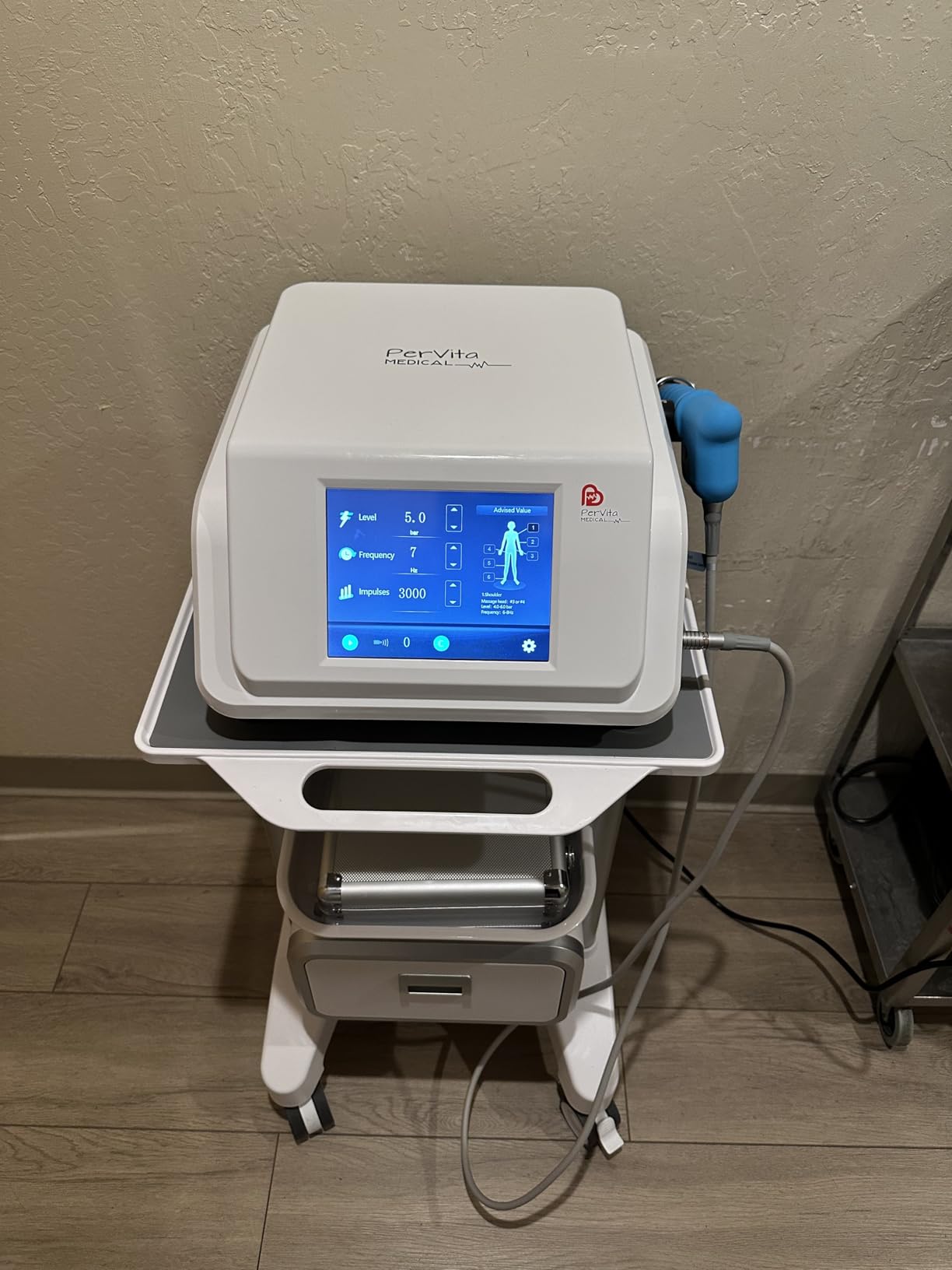 Extracorporeal Shock Wave Therapy ESWT Machine for Joint and Muscle Pain Relief, Muscle and Bone Tissue Regeneration, Painless, Non-Invasive, No Side Effects, PSP20 customer photo 2