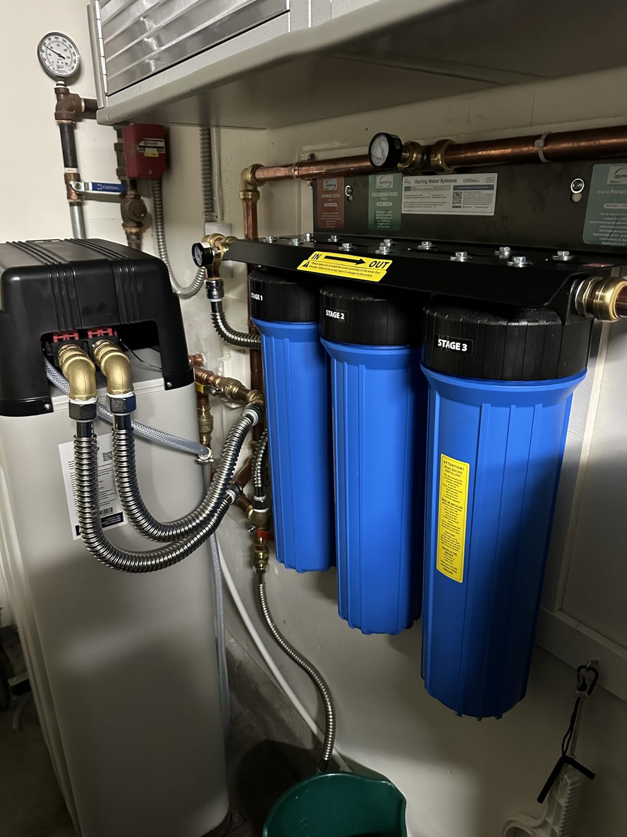 iSpring WCS45KG Whole House Water Softener System, 45,000 Grain High Capacity with Backwash Feature customer photo 2