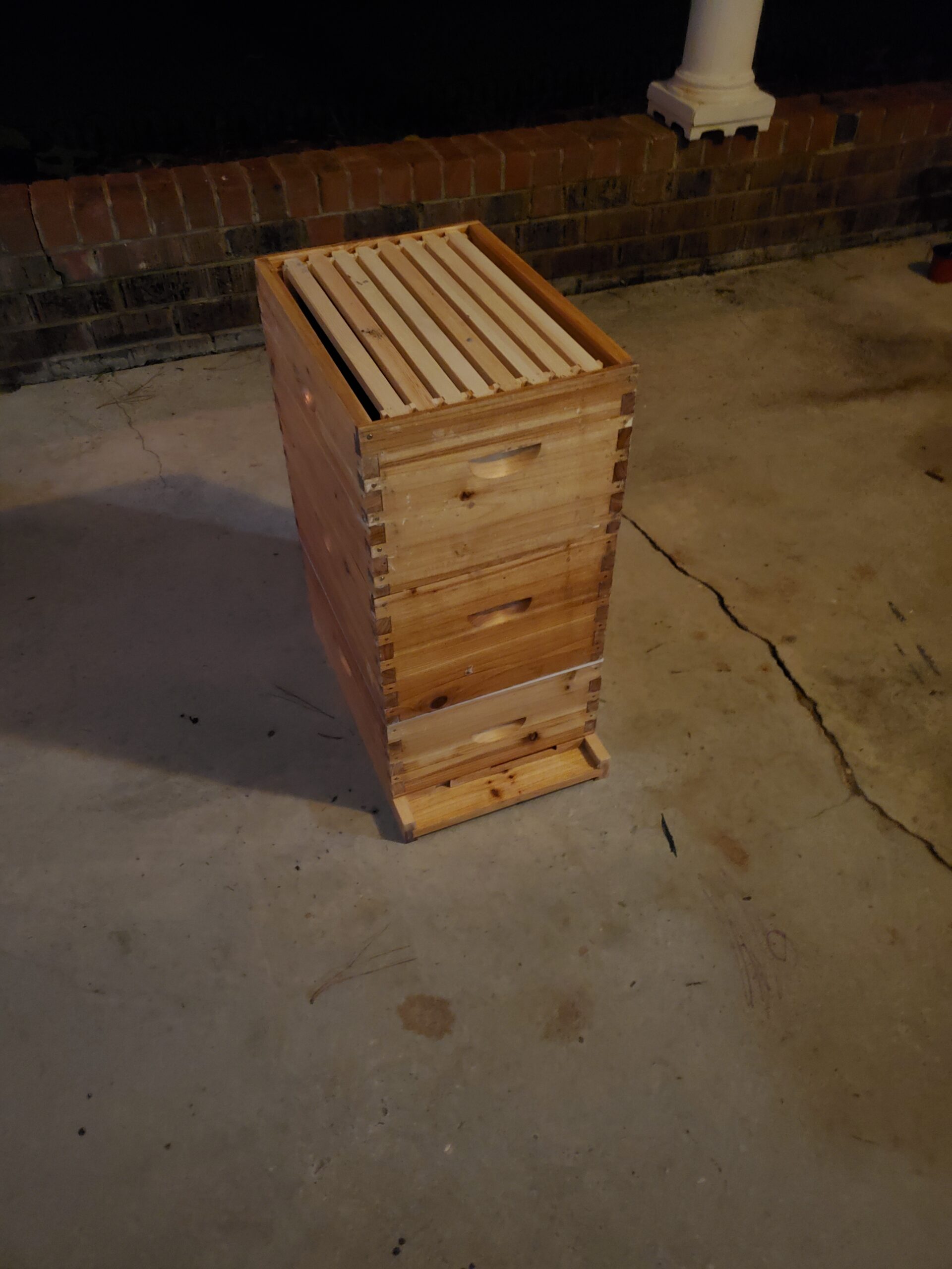 BeeCastle 8 Frame Langstroth Bee Hive Coated with Beeswax Includes Beehive Frames and Waxed Foundations (2 Deep Boxes & 1 Medium Box) customer photo 2