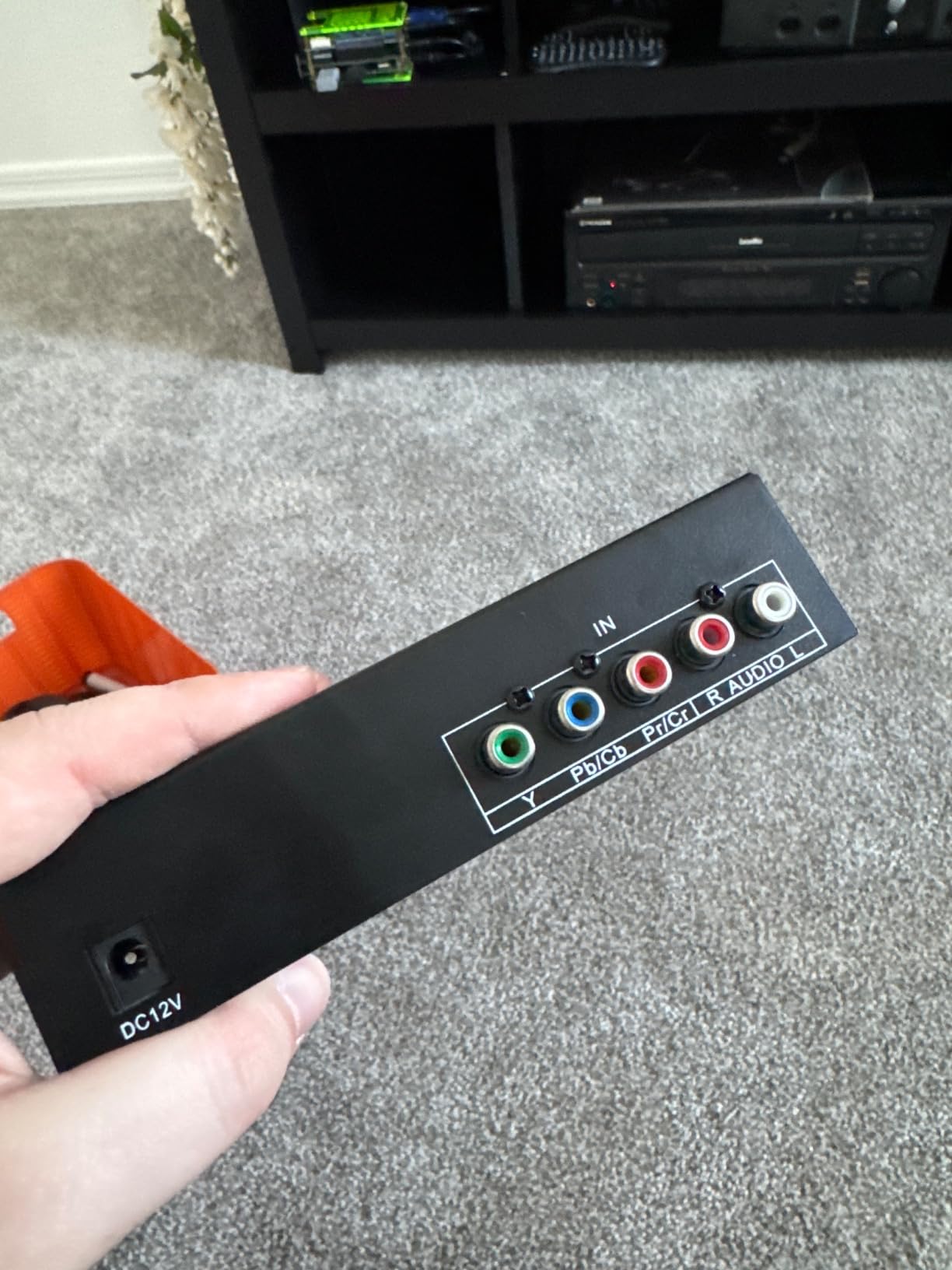 Component AV Video Switch Box 3 in 1 Out, BolAAzuL 3 Port 5 RCA YPbPr Cable RGB Component AV Switcher Selector Converter 3-Way Plug & Play for Retro Gaming PS2 Wii Xbox DVD Player TV customer photo 2