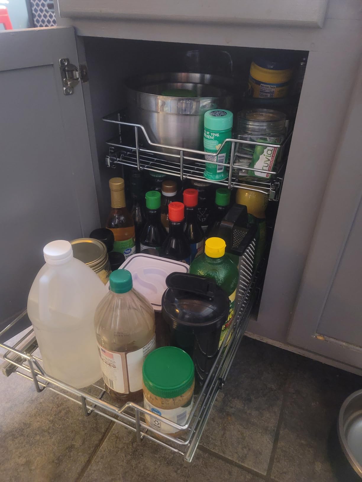 2 Tier Pull Out Cabinet Organizer 14