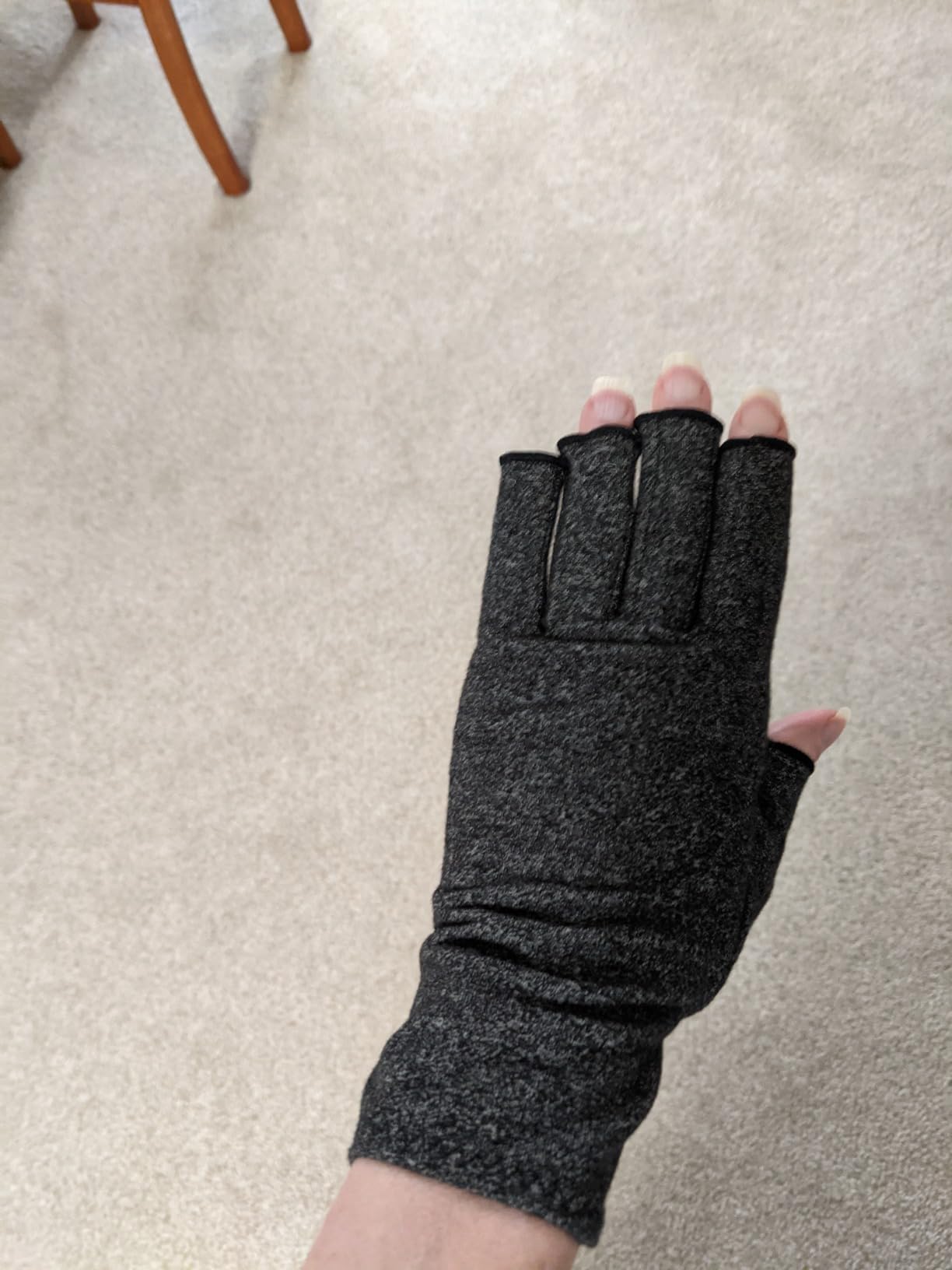 Ergo Glove - The Best Typing Glove for Cold Offices | Limber Hands With Compression | Clean Laptop Palm Rests | Gaming Gloves customer photo 1