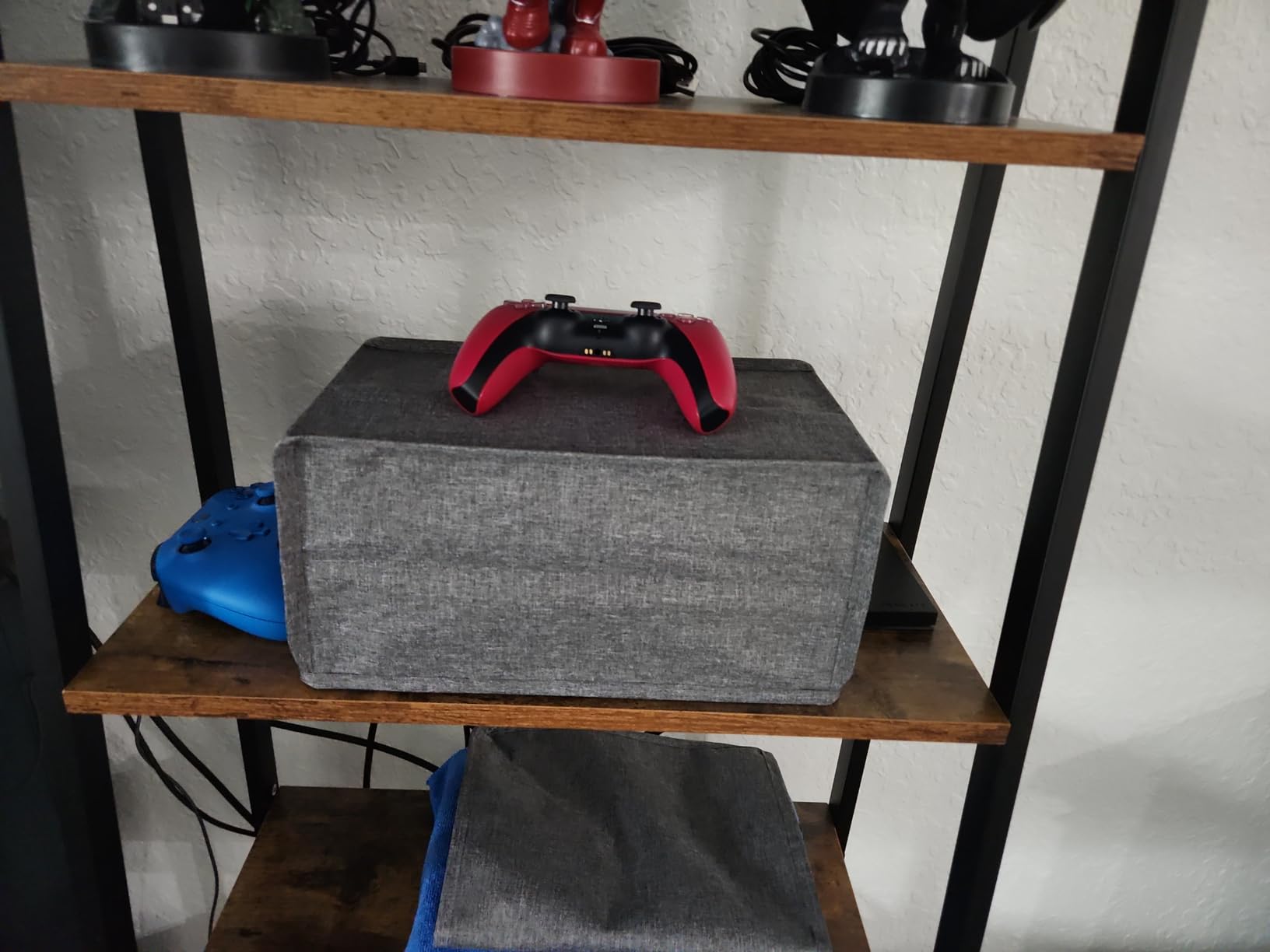 PlayVital Black Nylon Horizontal Dust Cover for Xbox Series X Console, Soft Neat Lining Dust Guard, Anti Scratch Waterproof Cover Sleeve for Xbox Series X Console customer photo 1