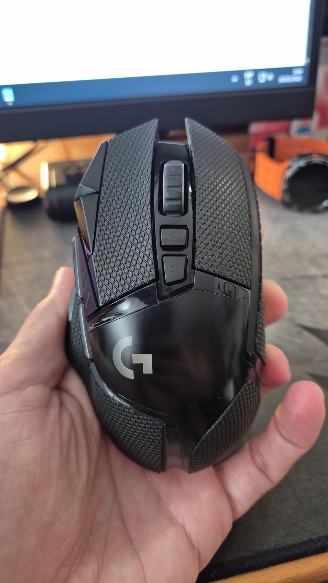 [Grip Upgrade] HOTLINEGAMES 2.0 Plus DIY Hexagon Version Gaming Mouse Grip Tape, Professional Mice Upgrade Kit,Sweat Resistant,Cut to Fit,Easy to Use customer photo 2