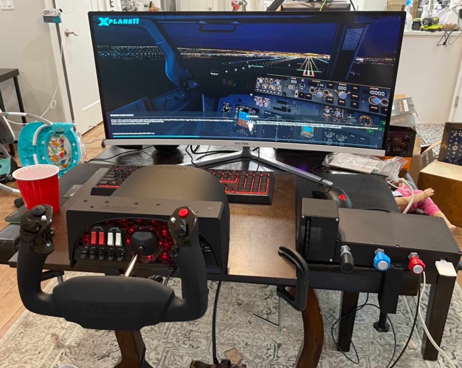 Cessna USB Style Throttle Flaps and Trim Controller (TPM) For Flight Simulators PC/Mac customer photo 2