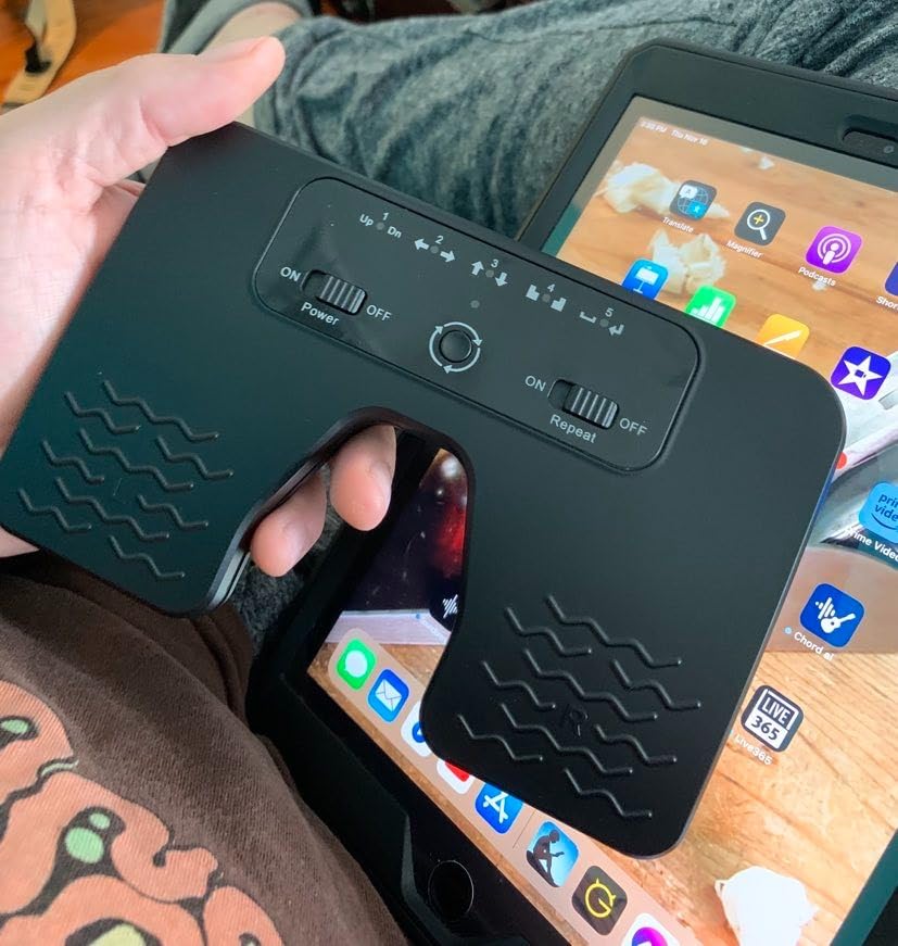 Wireless Foot Pedal Double Switch Music Page Turner for Tablets Smartphones Rechargeable Anti-Skid Pad customer photo 1